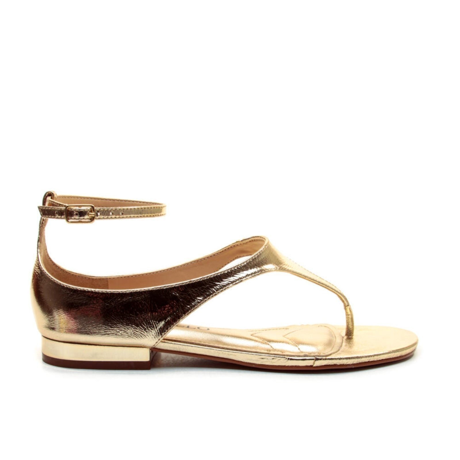 Imagem principal Rasteira Couro Ouro Light Cecconello 2751005-2 Cecconello dourado