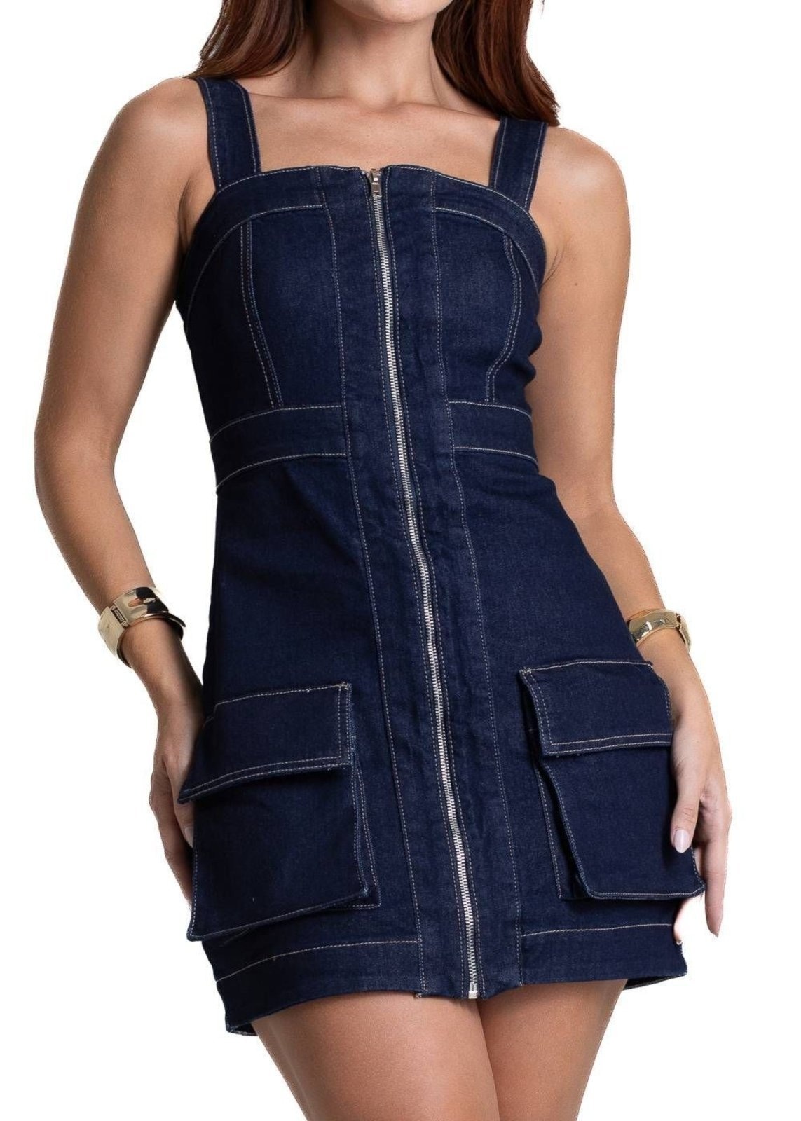 Imagem principal Vestido Jeans Sawary - 281110 Sawary azul