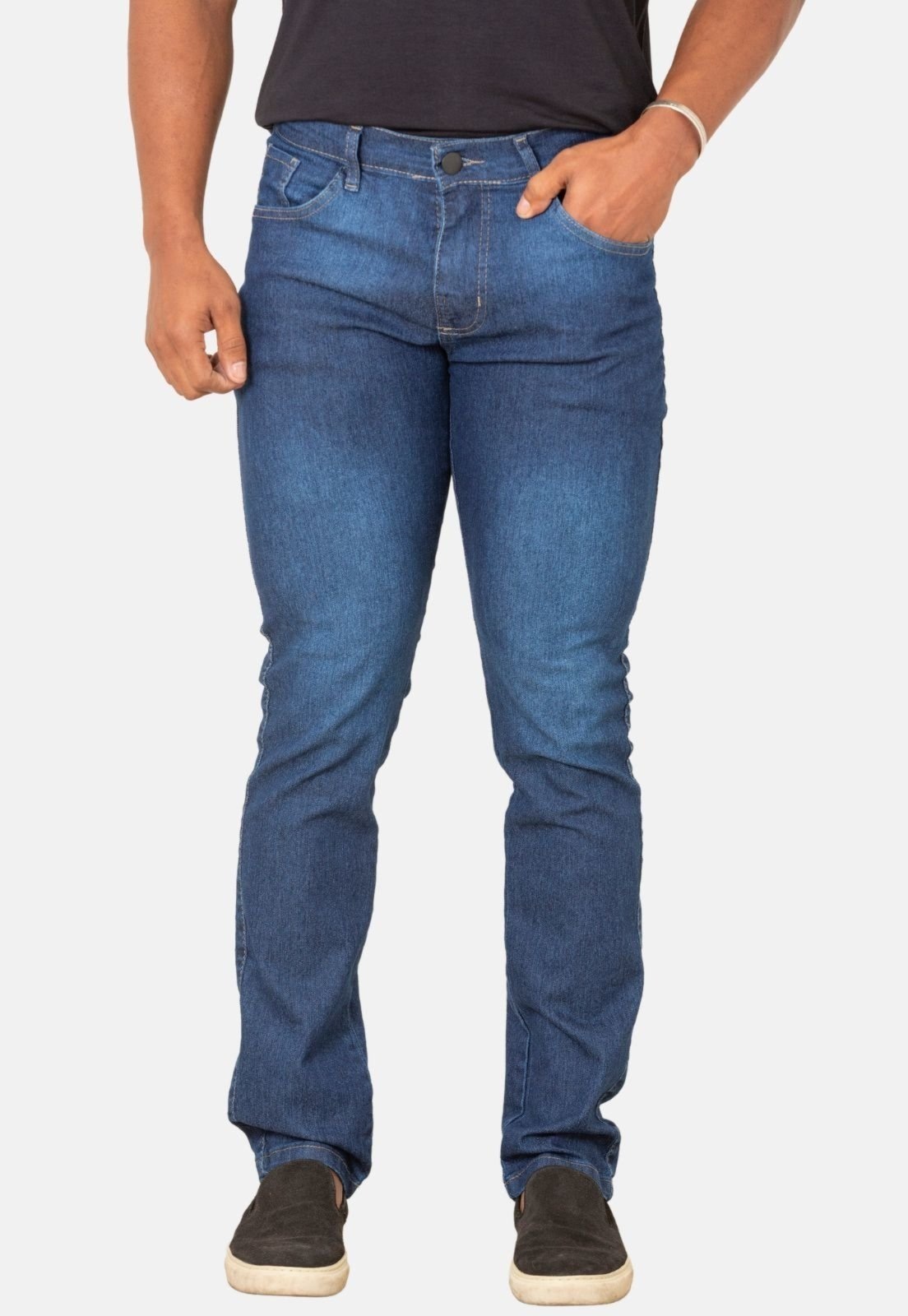 Imagem principal Calça Jeans Elastano Casual Slim BOEN JEANS azul
