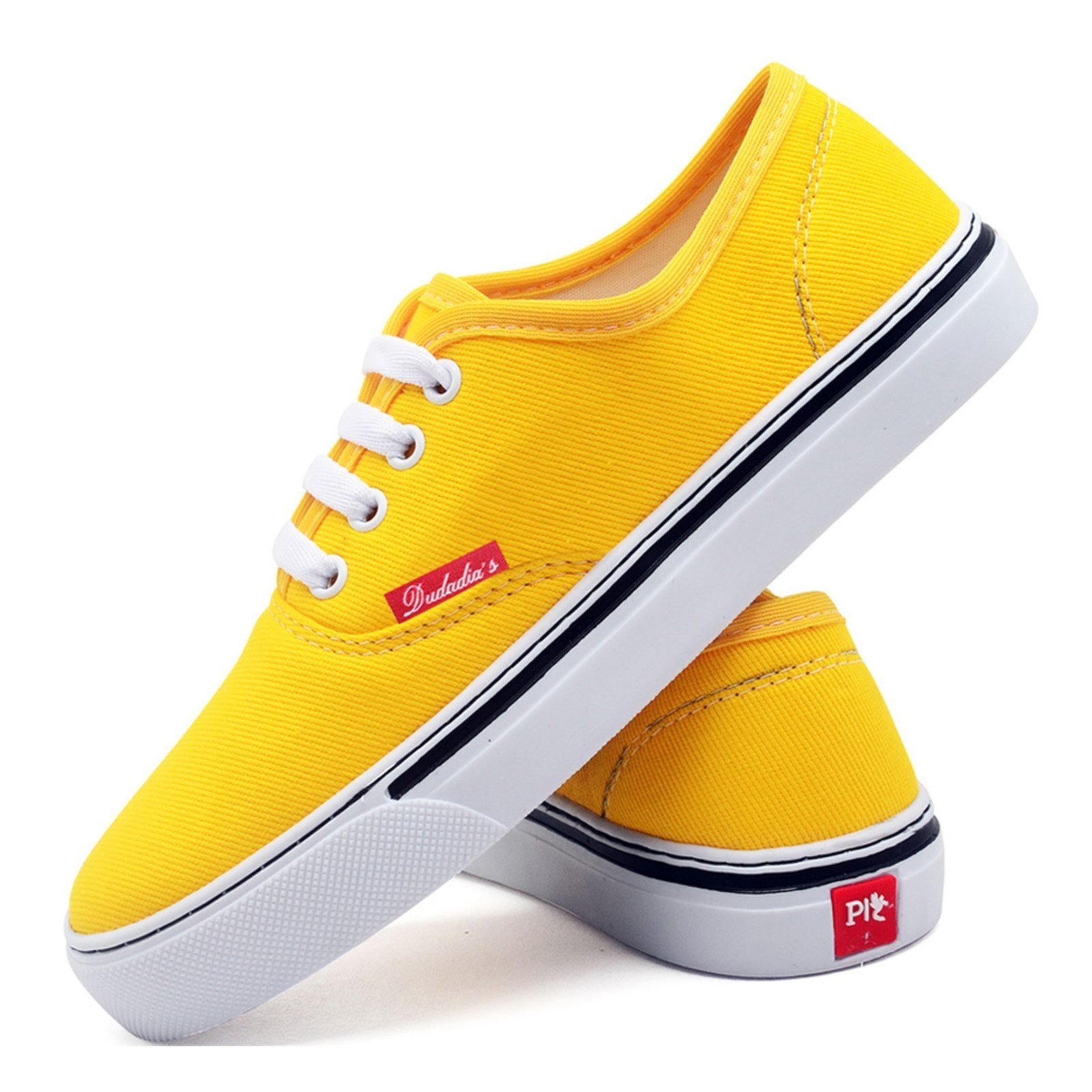 Imagem principal Tênis Feminino Old Scholl Casual Lona Polo Blu Leve na cor Amarelo Polo Blu amarelo blu