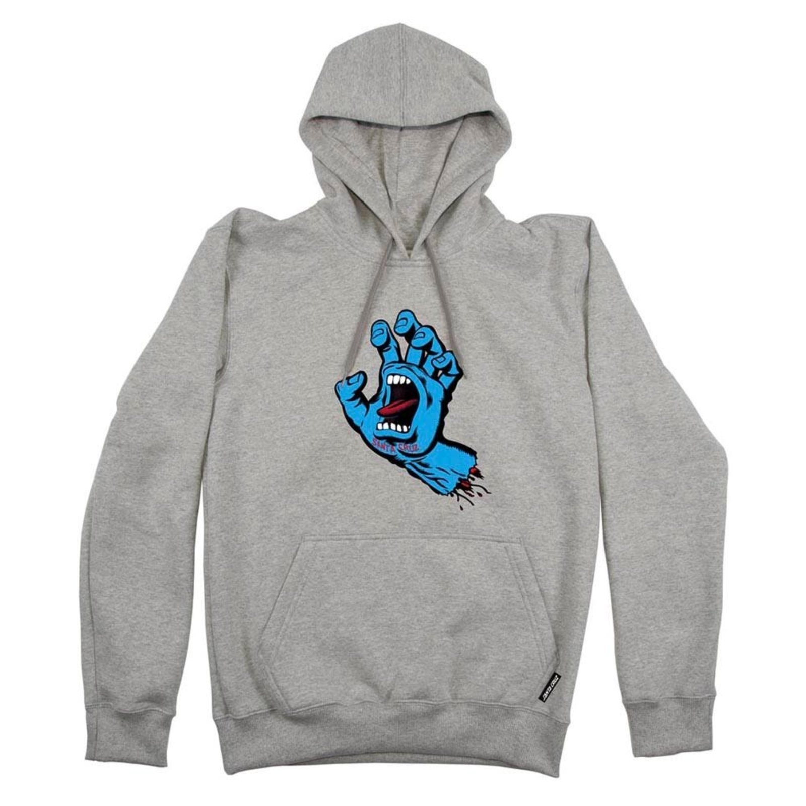 Imagem principal Moletom Santa Cruz Canguru Screaming Hand Front WT23 Santa Cruz cinza