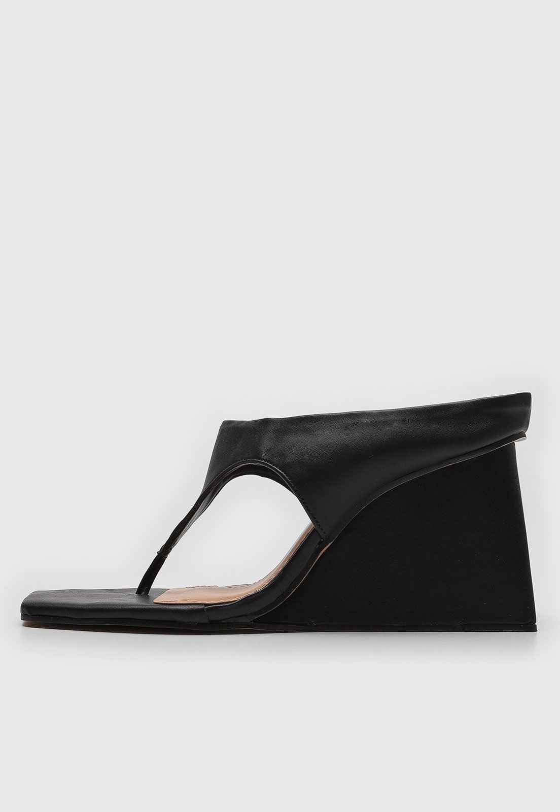 Imagem principal Tamanco Anabela Feminino Santa Lolla Thong Santa Lolla preto