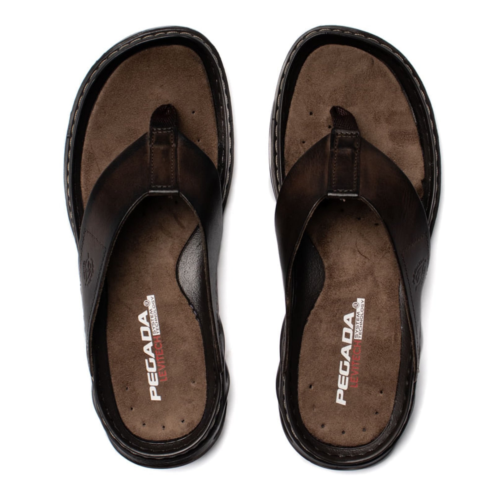 Imagem principal Infantil - Chinelo Masculino Pegada Couro Anilina Levitech PEGADA marrom