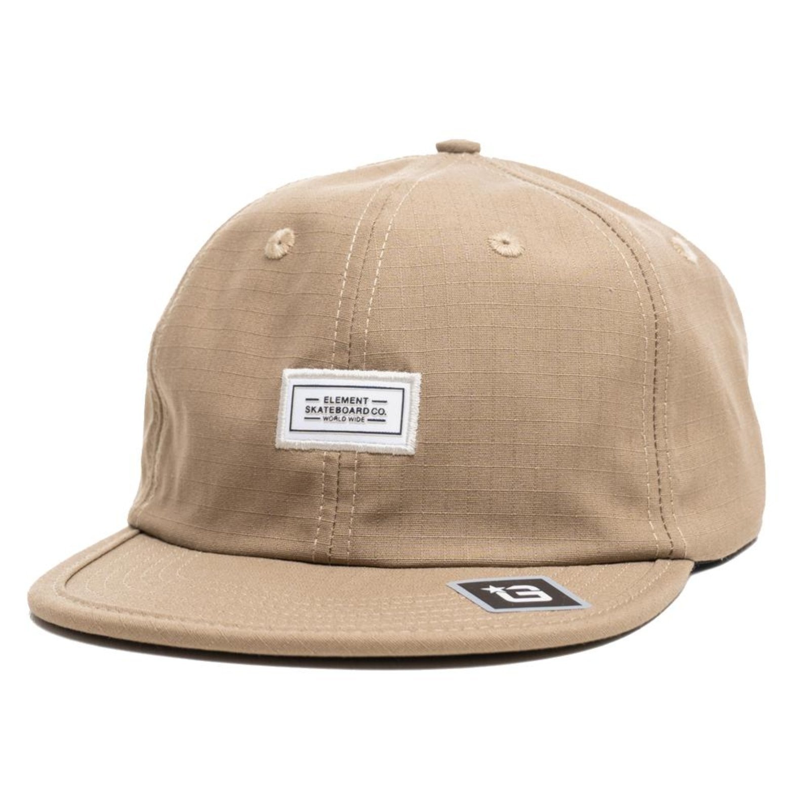 Imagem principal Boné Element Aba Reta Skateboard WT25 Caqui Element bege caqui