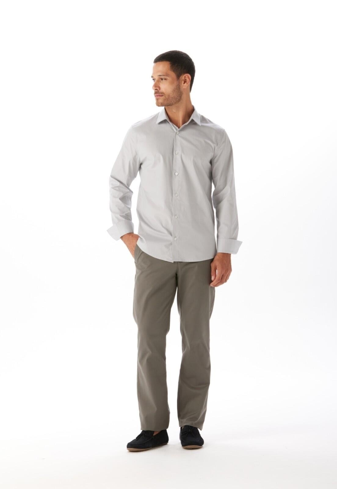 Imagem principal Calça Sarja Regular Moovexx Traymon 54 Traymon cinza