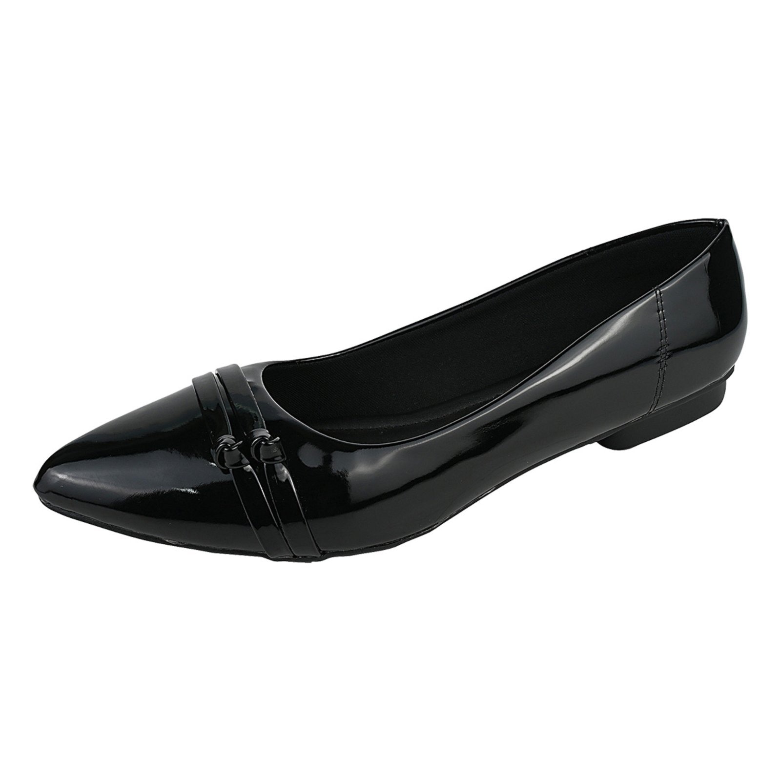 Imagem principal Sapatilha Enfeite Donna Santa Bico Fino Preta Donna Santa preto