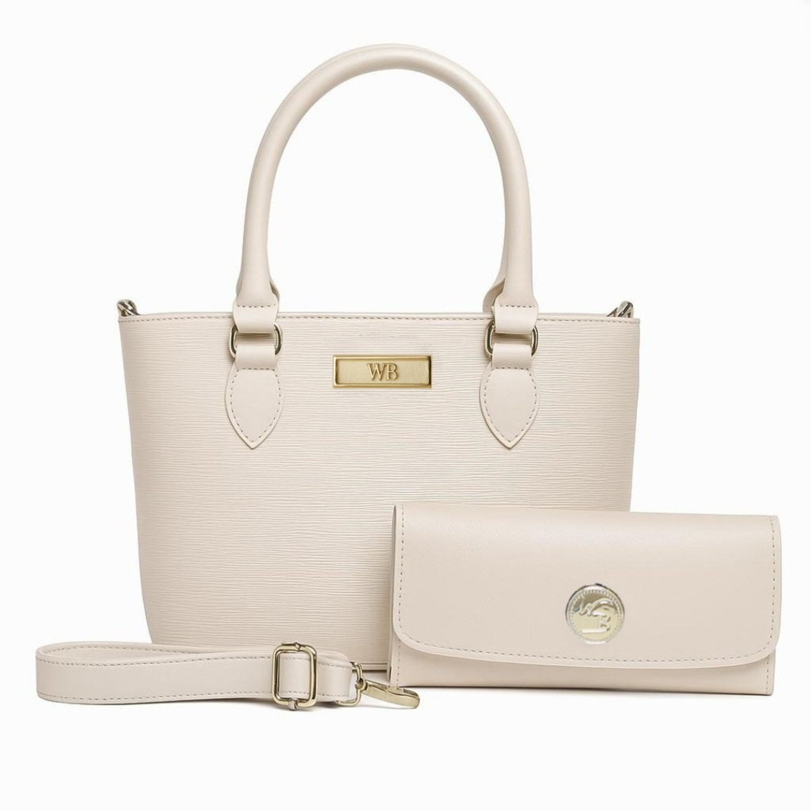 Imagem principal Bolsa Feminina Willibags Para O Dia A Dia Com Carteira Divisórias E Alça Transversal - Gelo WILLIBAGS branco