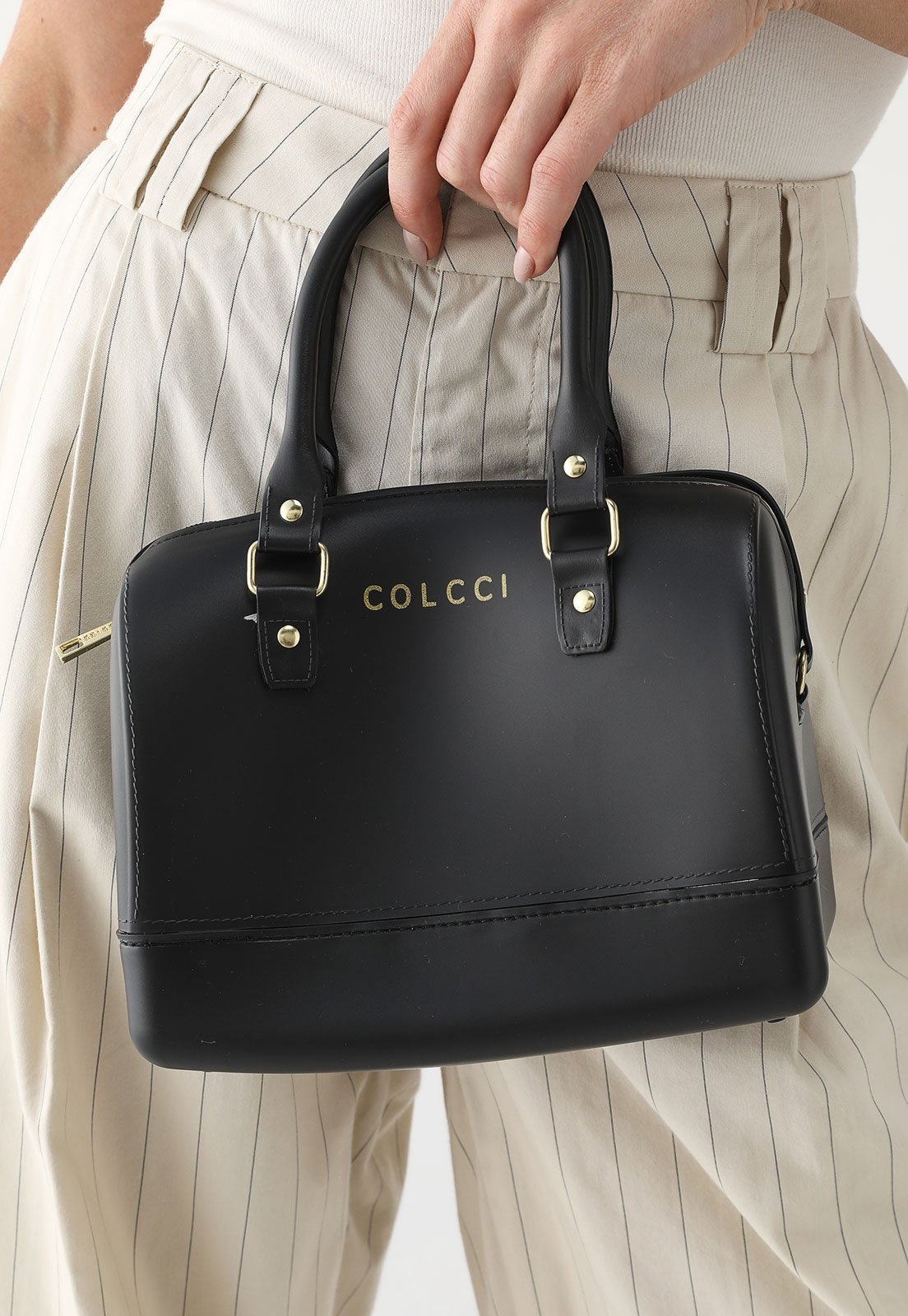 Imagem principal Bolsa Feminina Colcci Logo Estruturada Preta Colcci preto