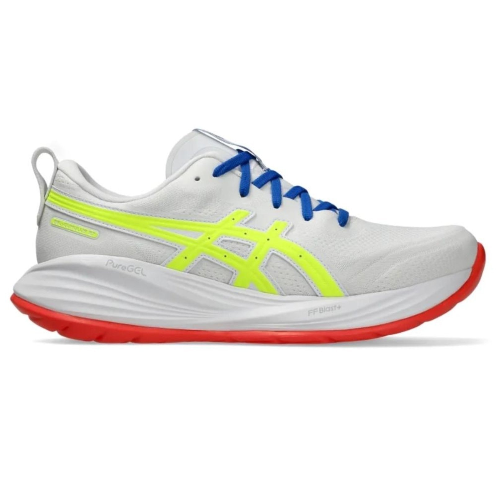 Imagem principal Tênis Masculino Asics GEL Cumulus 27 Running 1011C135-100 Amarelo 40 ASICS branco