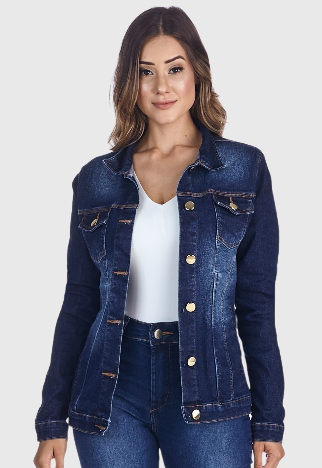 Imagem principal Jaqueta Jeans HNO Jeans Confort Plus HNO Jeans azul