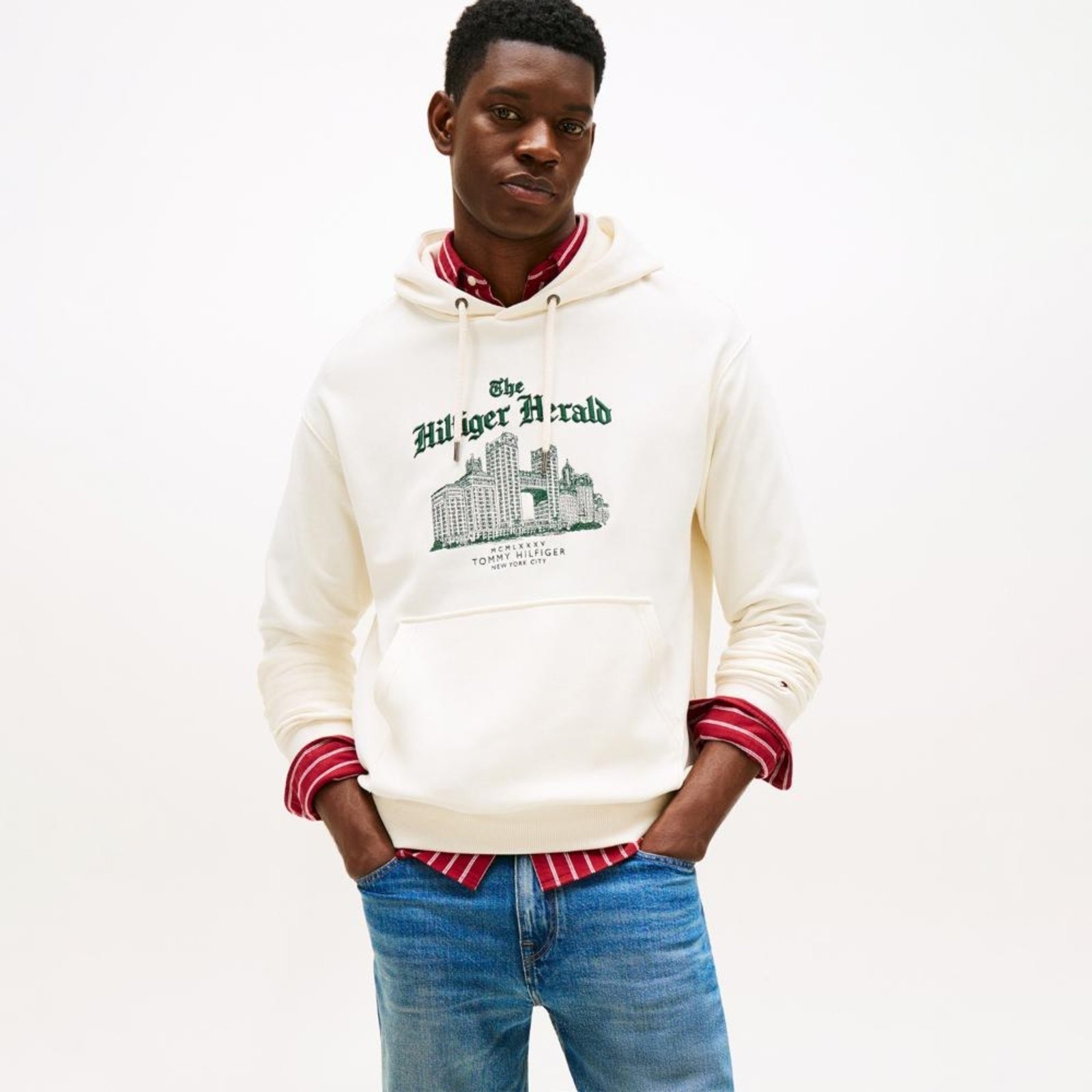 Imagem principal Moletom Hilfiger Herald Bordado - EEG Tommy Hilfiger off-white