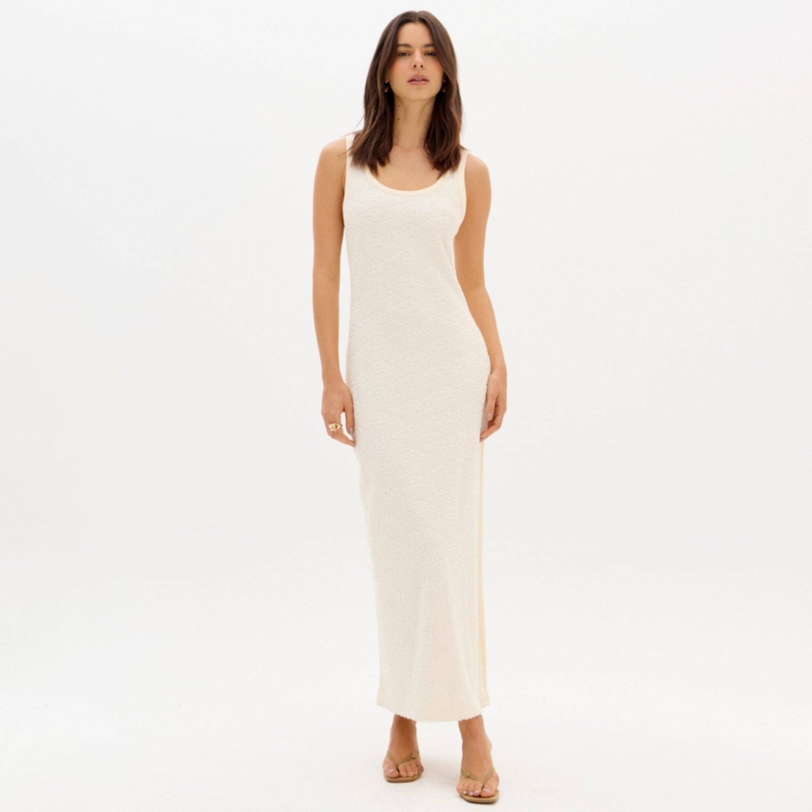 Imagem principal Vestido Super Mid Easy Lança Perfume Nosl Ou26 Feminino Easy Lança perfume bege