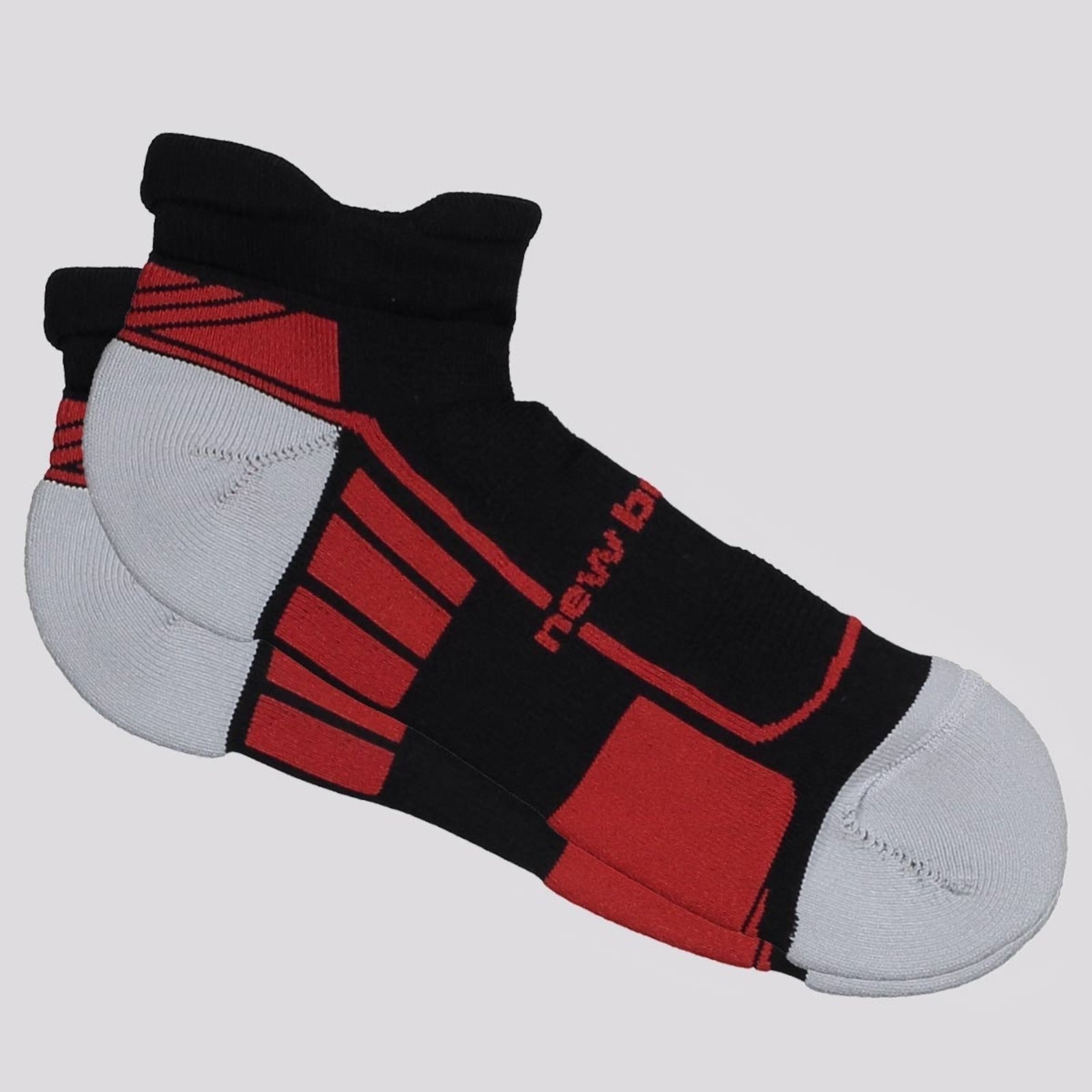 Imagem principal Meia New Balance Performance Preta e Vermelha New Balance preto