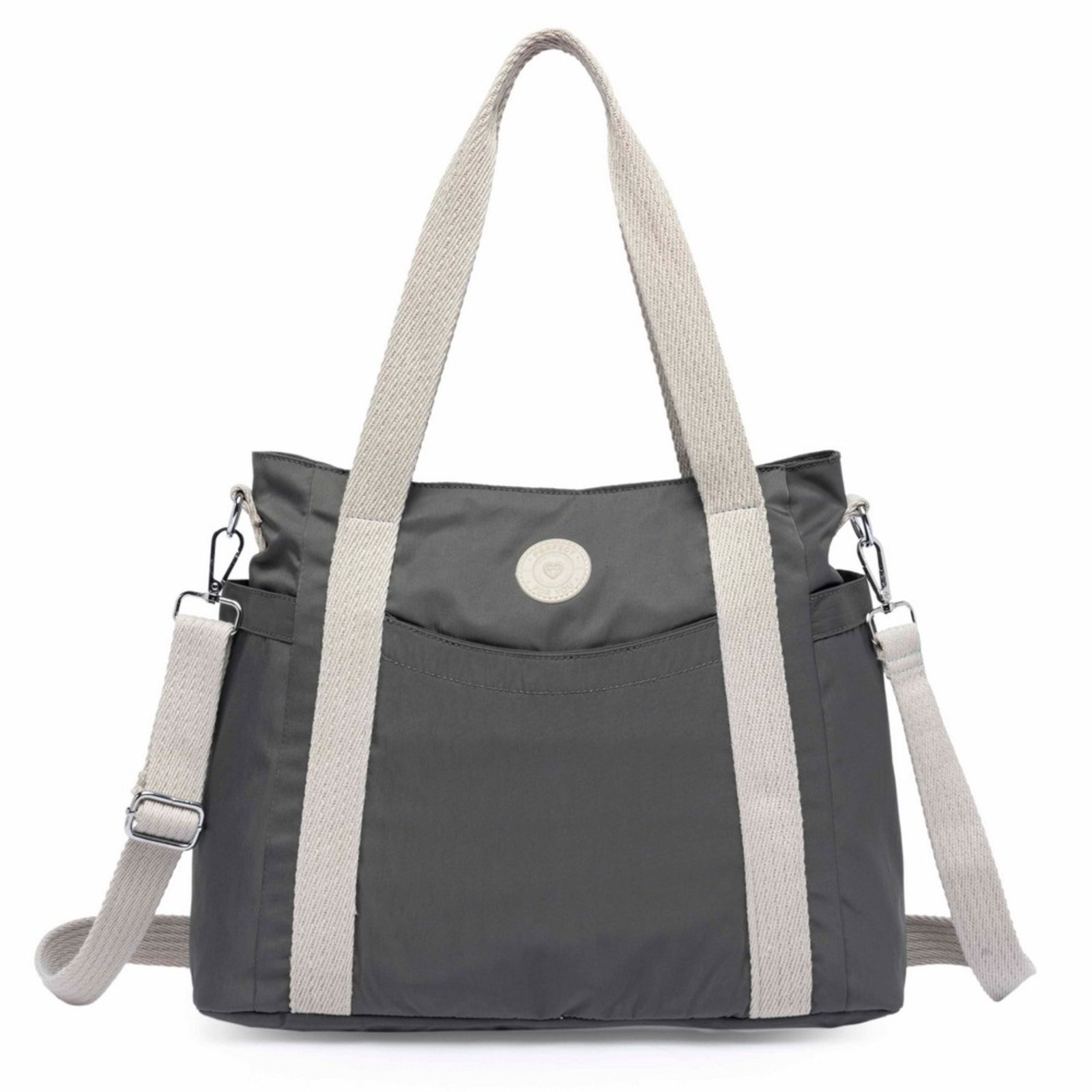 Imagem principal Bolsa Feminina Transversal Tiracolo Reforçada Perfect For You cinza