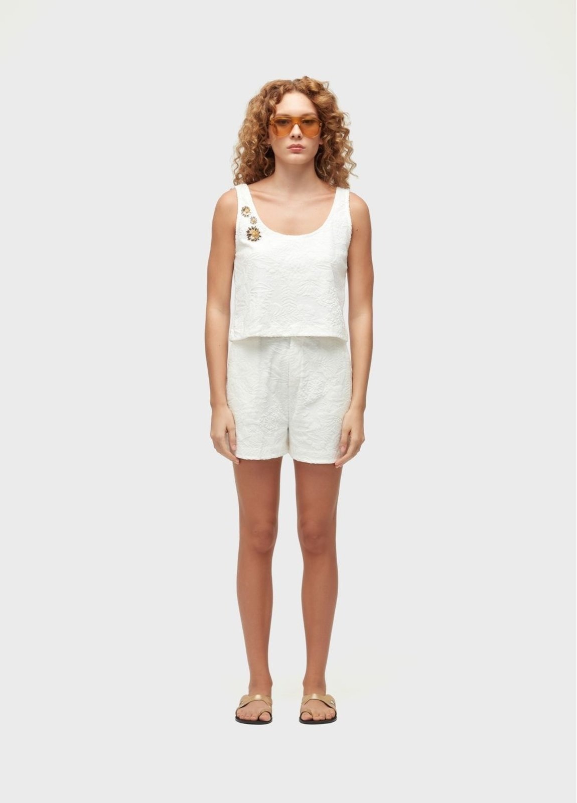 Imagem principal Short atoalhado garden party Osklen off-white