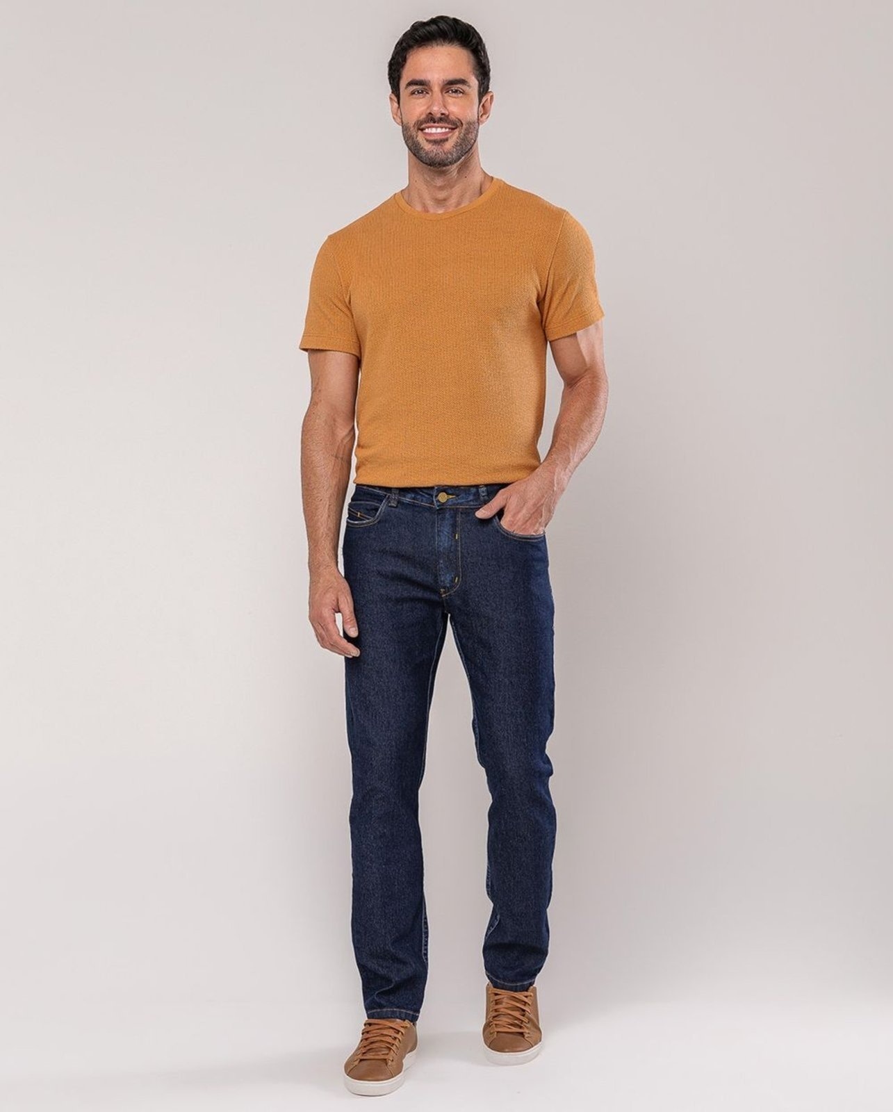 Imagem principal Calça Slim Fit Masculina 25201 Amaciado com Used Consciência jeans