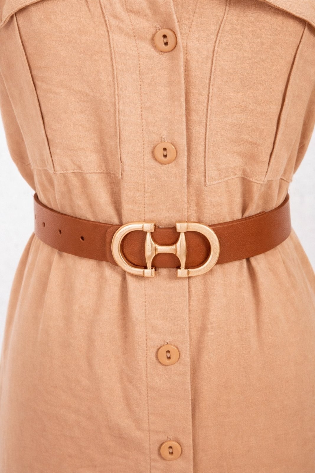 Imagem principal Cinto Fivela Dupla D Bell Outelet Fashion D BELL OUTLET FASHION caramelo