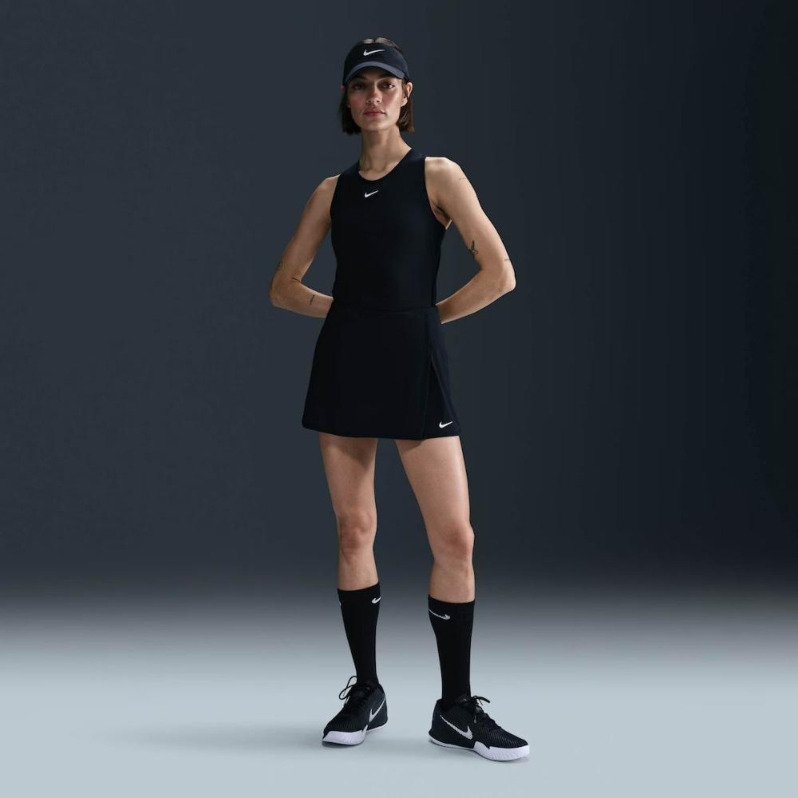 Imagem principal Saia NikeCourt Dri-FIT Victory Feminina Nike preto
