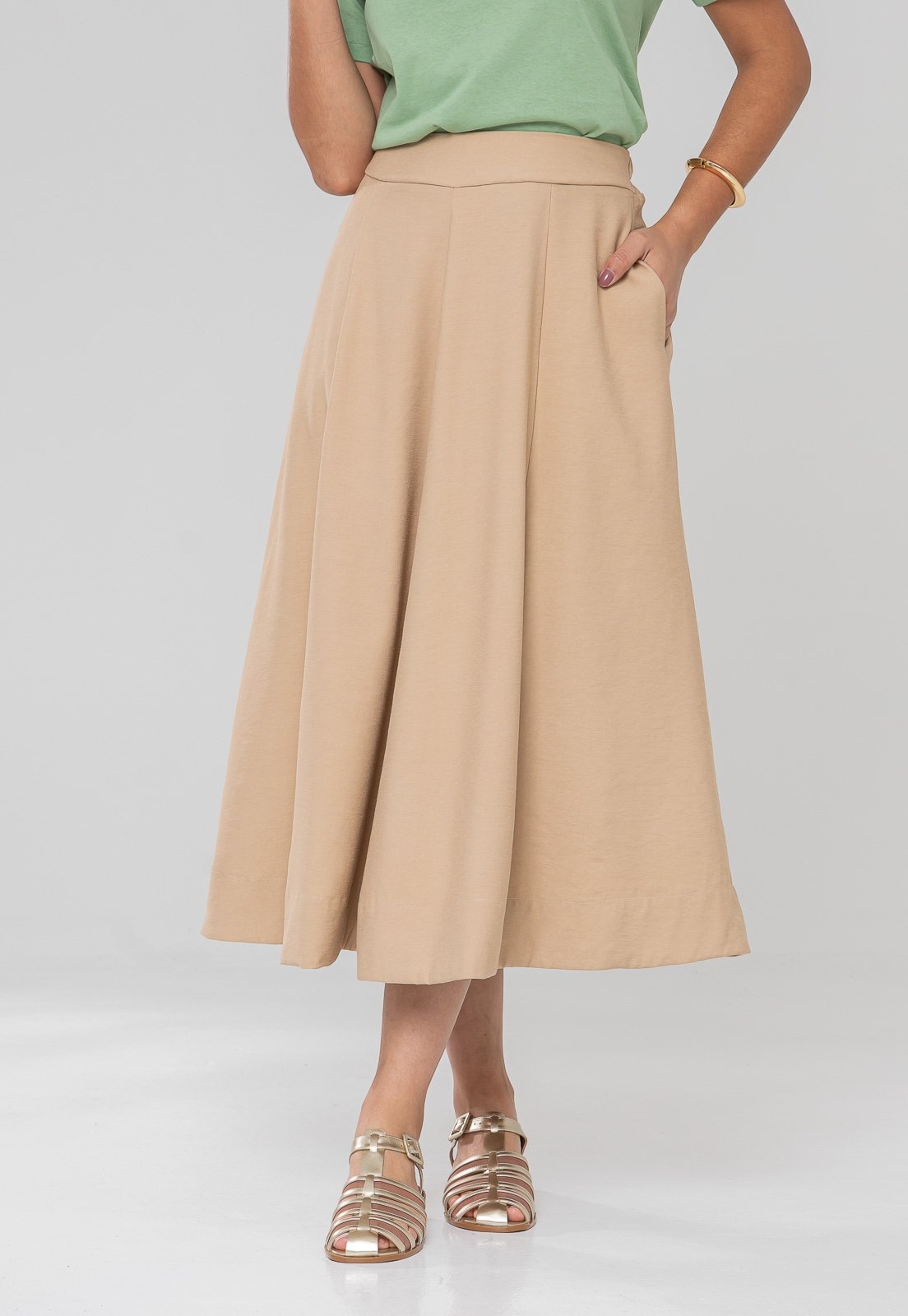 Imagem principal Saia Aura Jade Marrant Aura bege