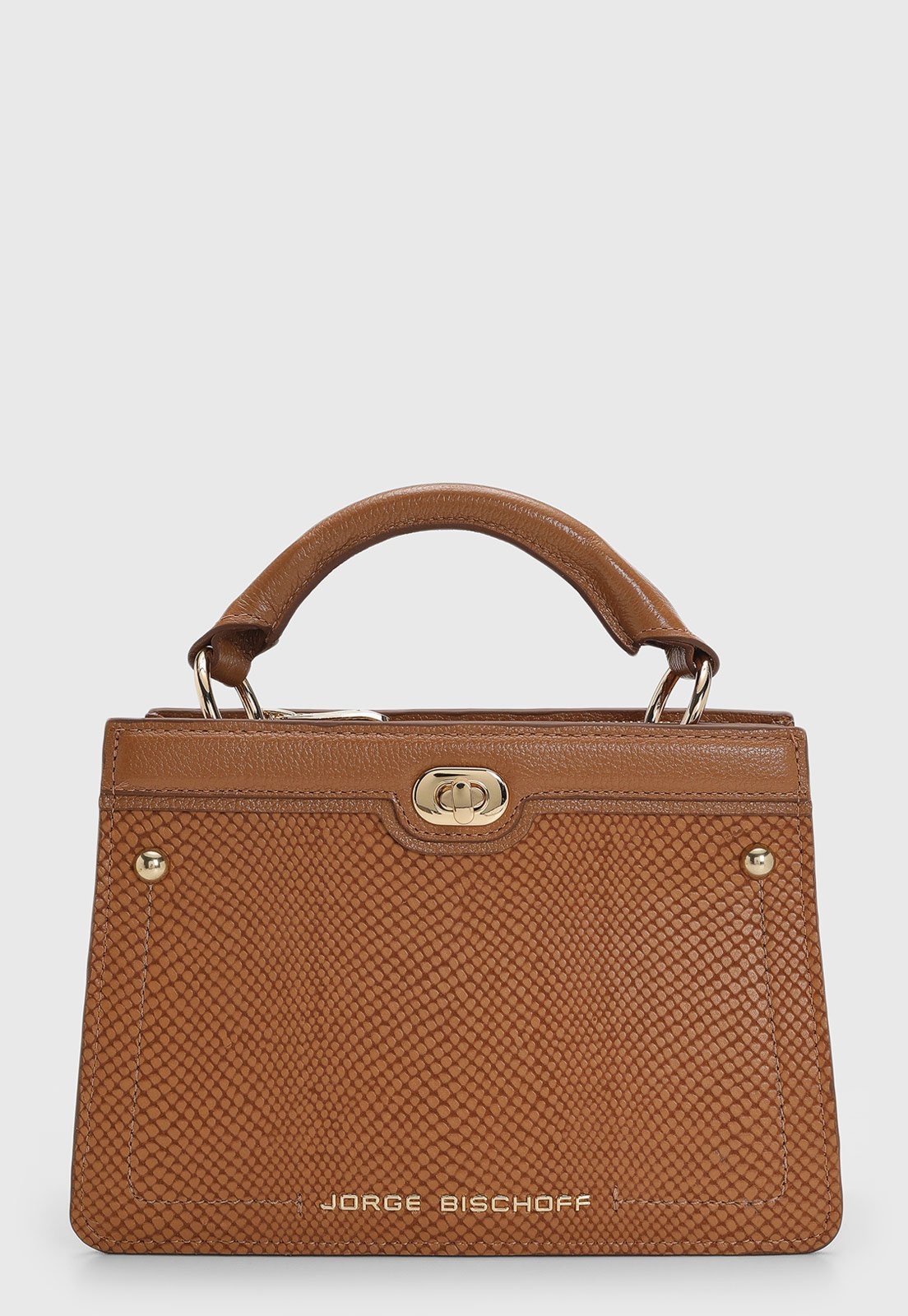 Imagem principal Bolsa Feminina Jorge Bischoff Texturizada Caramelo Jorge Bischoff marrom