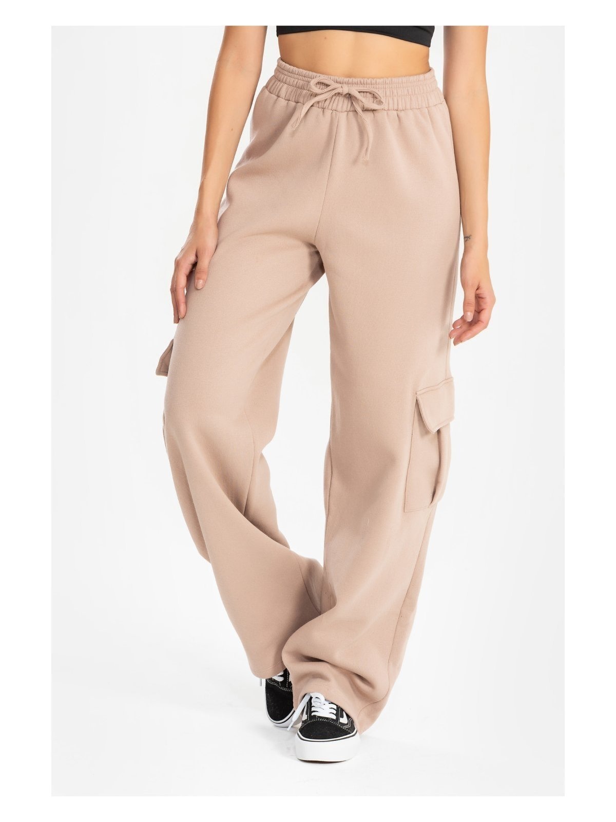 Imagem principal Calça Cargo Meujeans Reta Terra Meu Jeans bege