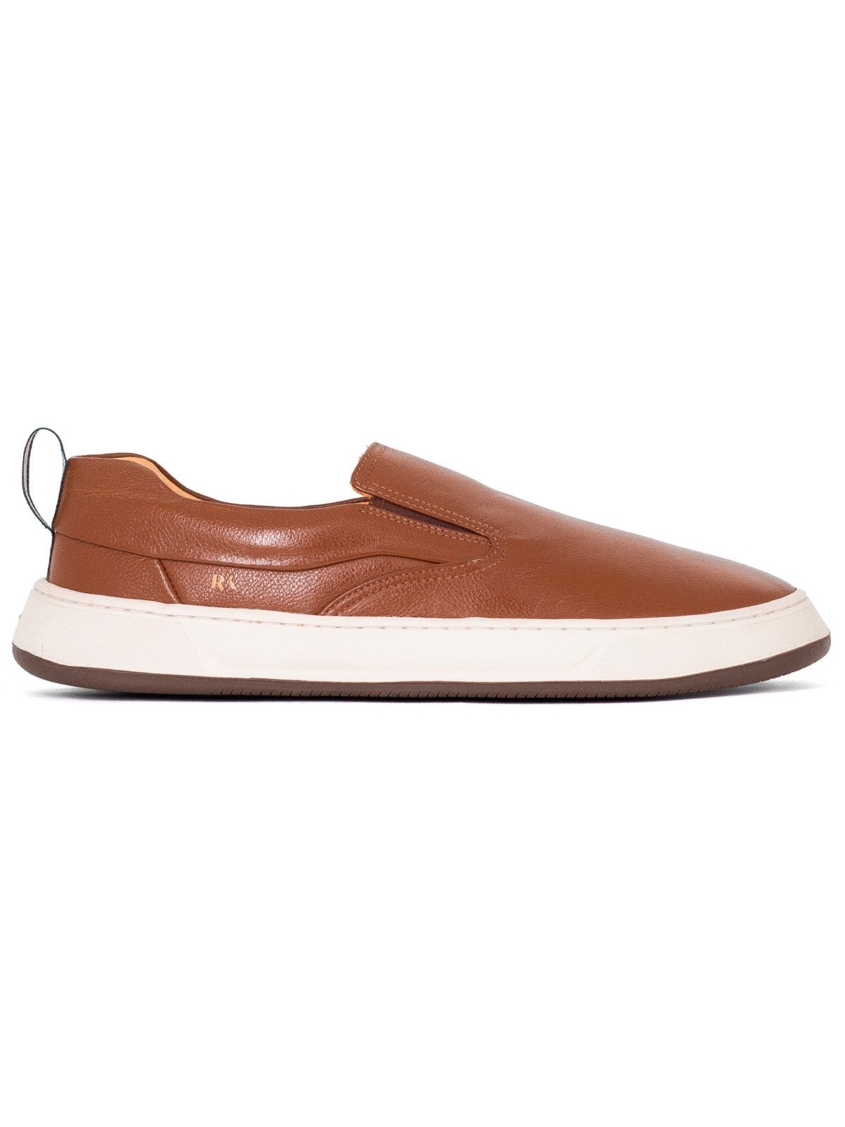 Imagem principal Tênis Slip On Reserva RSV Go Asher Slip Couro Confortável Masculino Mogno RESERVA GO marrom