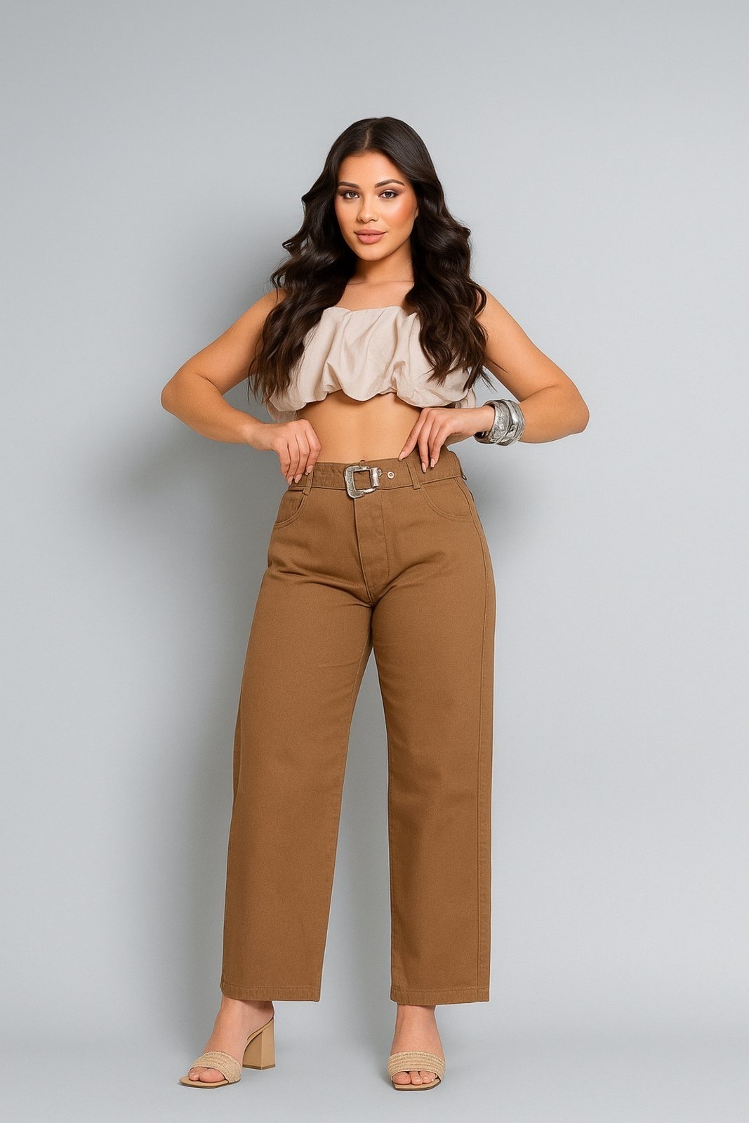 Imagem principal Calça Jeans D Bell Outlet Fashion Wide Lag D BELL OUTLET FASHION preto