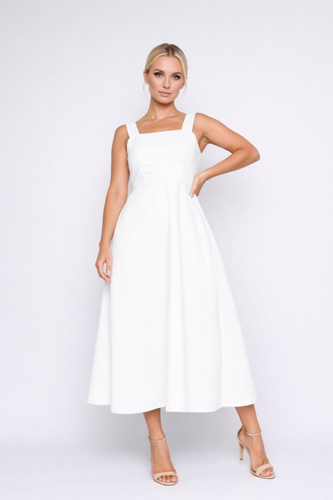 Imagem principal Vestido Midi D Bell Outlet Fashion Alça D BELL OUTLET FASHION branco