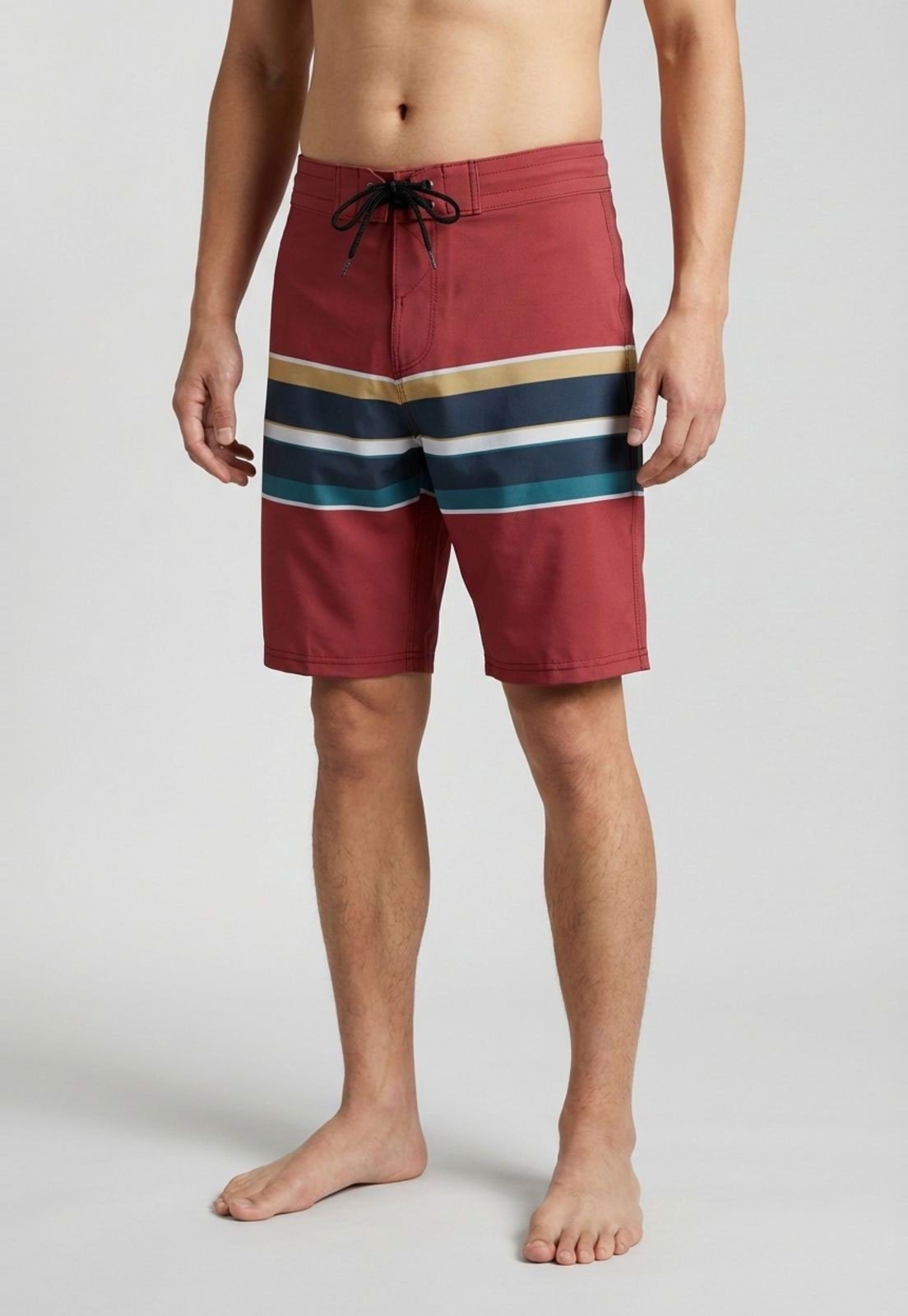 Imagem principal Boardshort Masculino Vissla Freelap Listrado Vissla vermelho