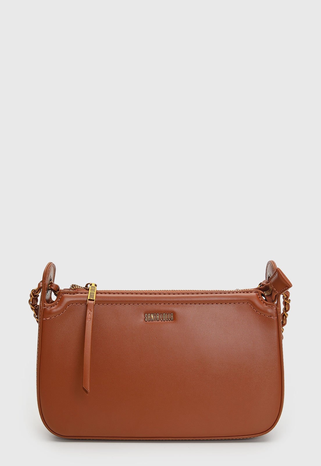 Imagem principal Bolsa Média Feminina Santa Lolla Corrente Santa Lolla caramelo