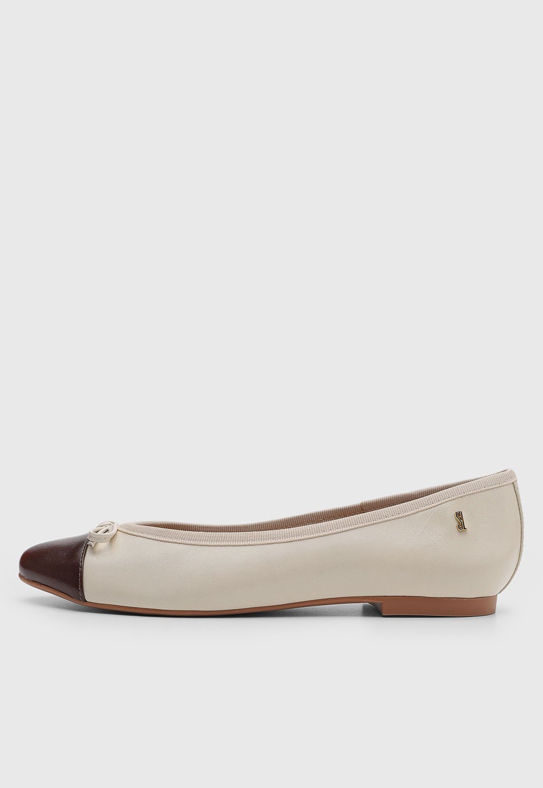 Imagem principal Sapatilha Feminina Santa Lolla Bico Redondo Off-white Santa Lolla off-white white