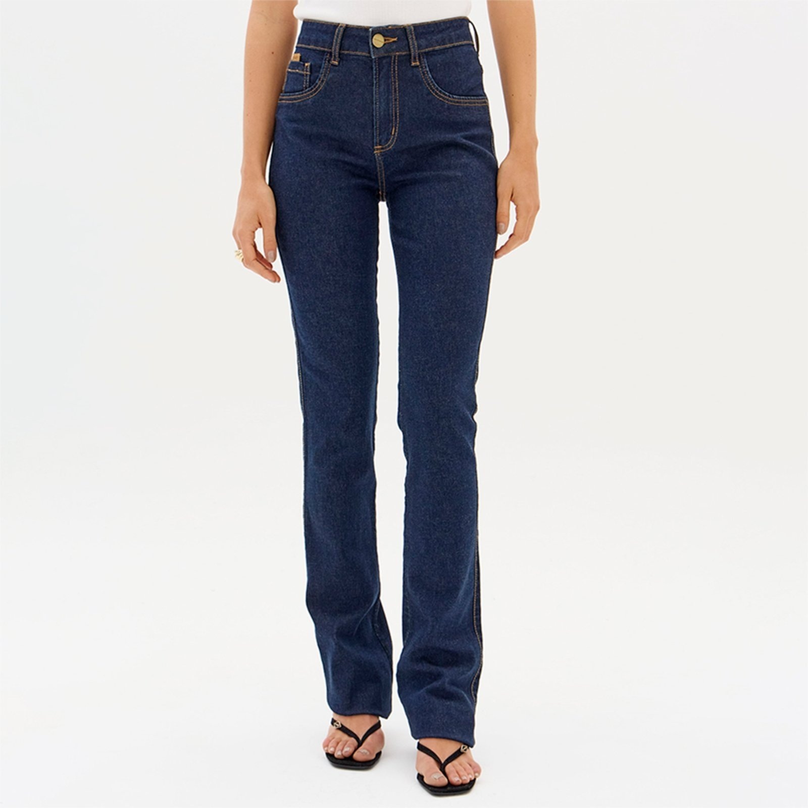 Imagem principal Calça Easy Lança Perfume Boot Cut High Ou26 Feminino Easy Lança perfume azul