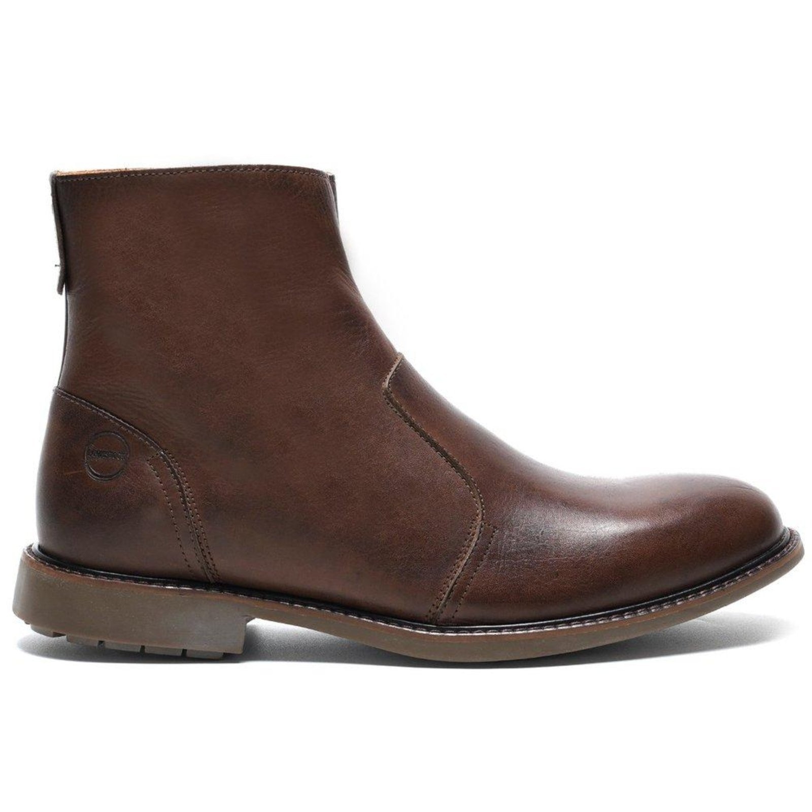 Imagem principal Botina Chelsea Masculina Couro Look Stock Tendência Conforto Lookstock Botinas marrom