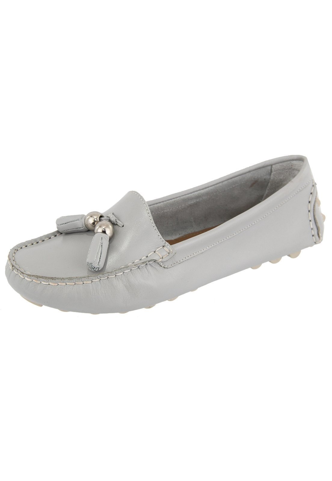 Imagem principal Mocassim Em Couro Franja Retta Grigio Retta Shoes cinza grigio