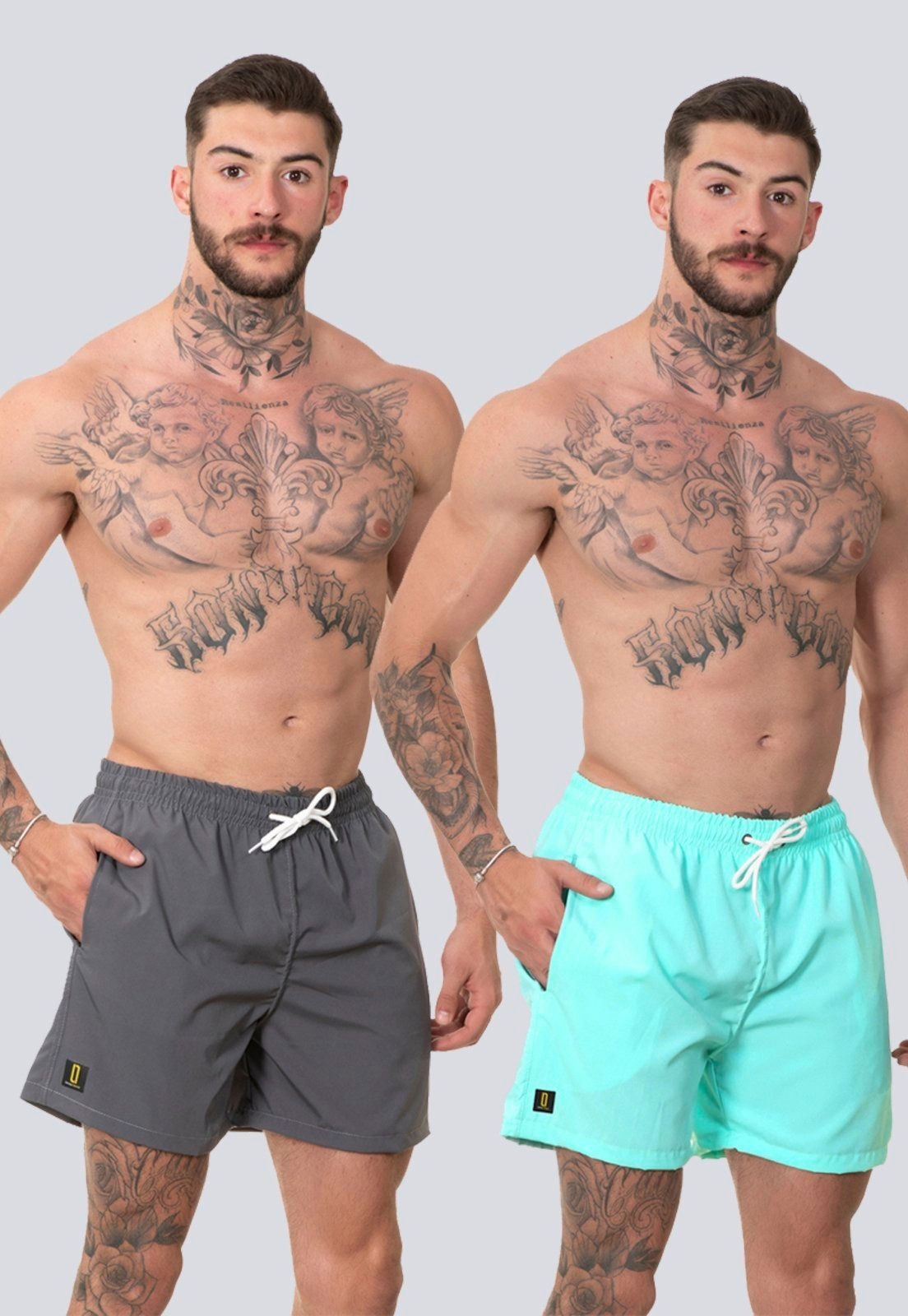 Imagem principal Kit 2 Short Masculino Bermuda Praia Verão Mauricinho Rf280 Colorido Lucas Lunny multicolorido