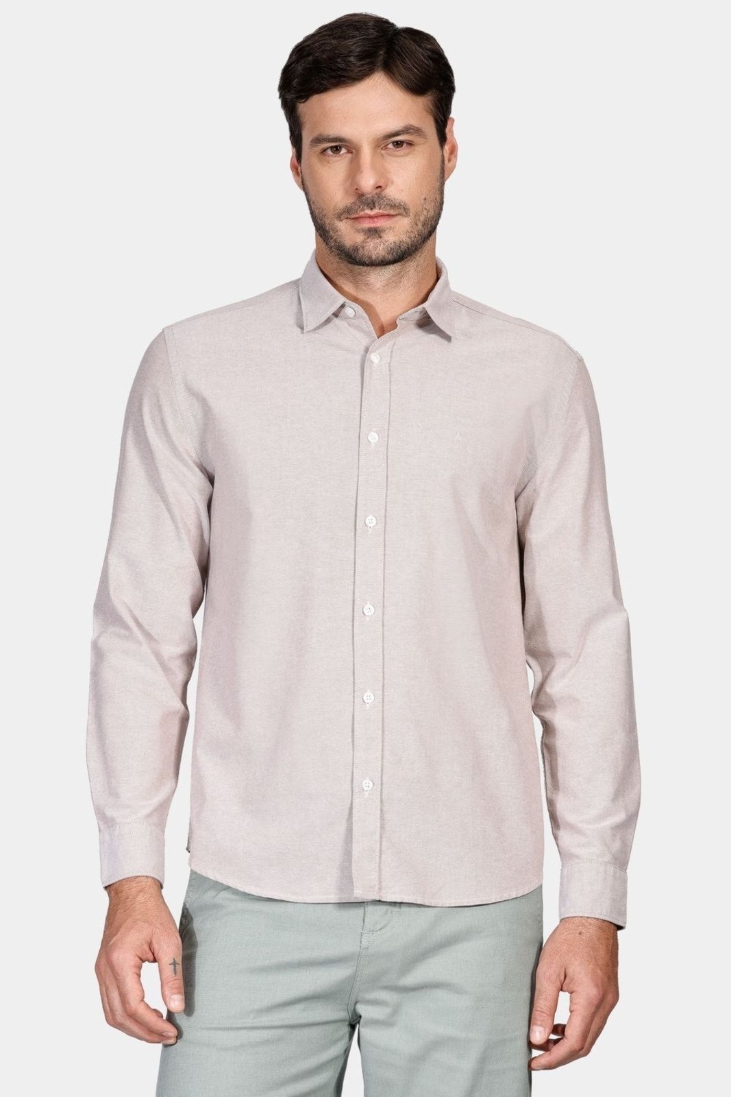 Imagem principal Camisa Aramis Regular Oxford Cáqui Aramis bege