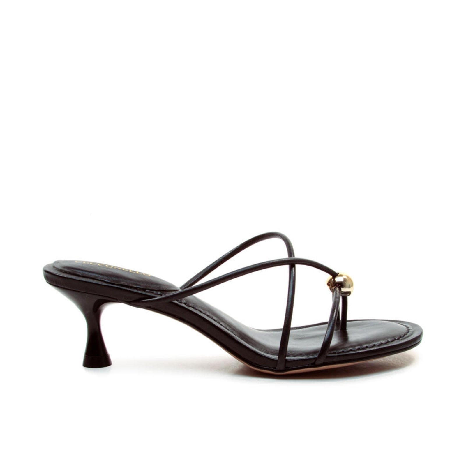 Imagem principal Tamanco Couro Salto Baixo Cecconello 2763003-1 Cecconello preto