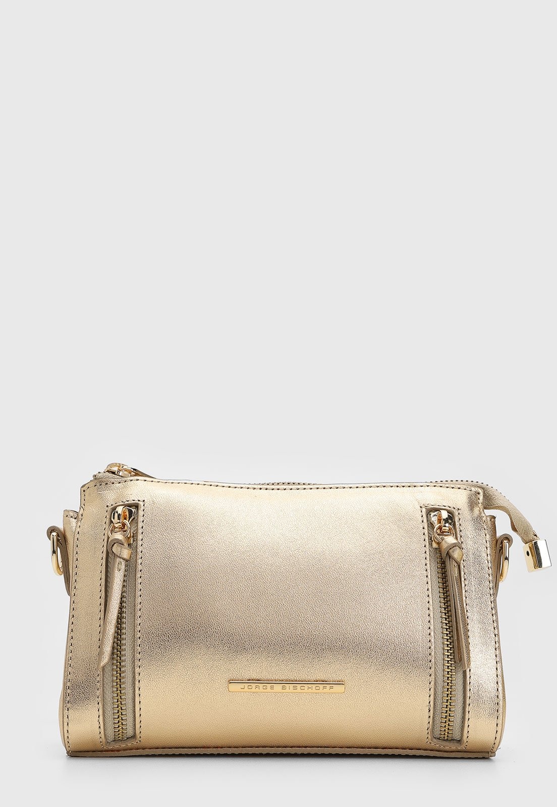 Imagem principal Bolsa Tiracolo Jorge Bischoff Metalizada Dourada Jorge Bischoff dourado