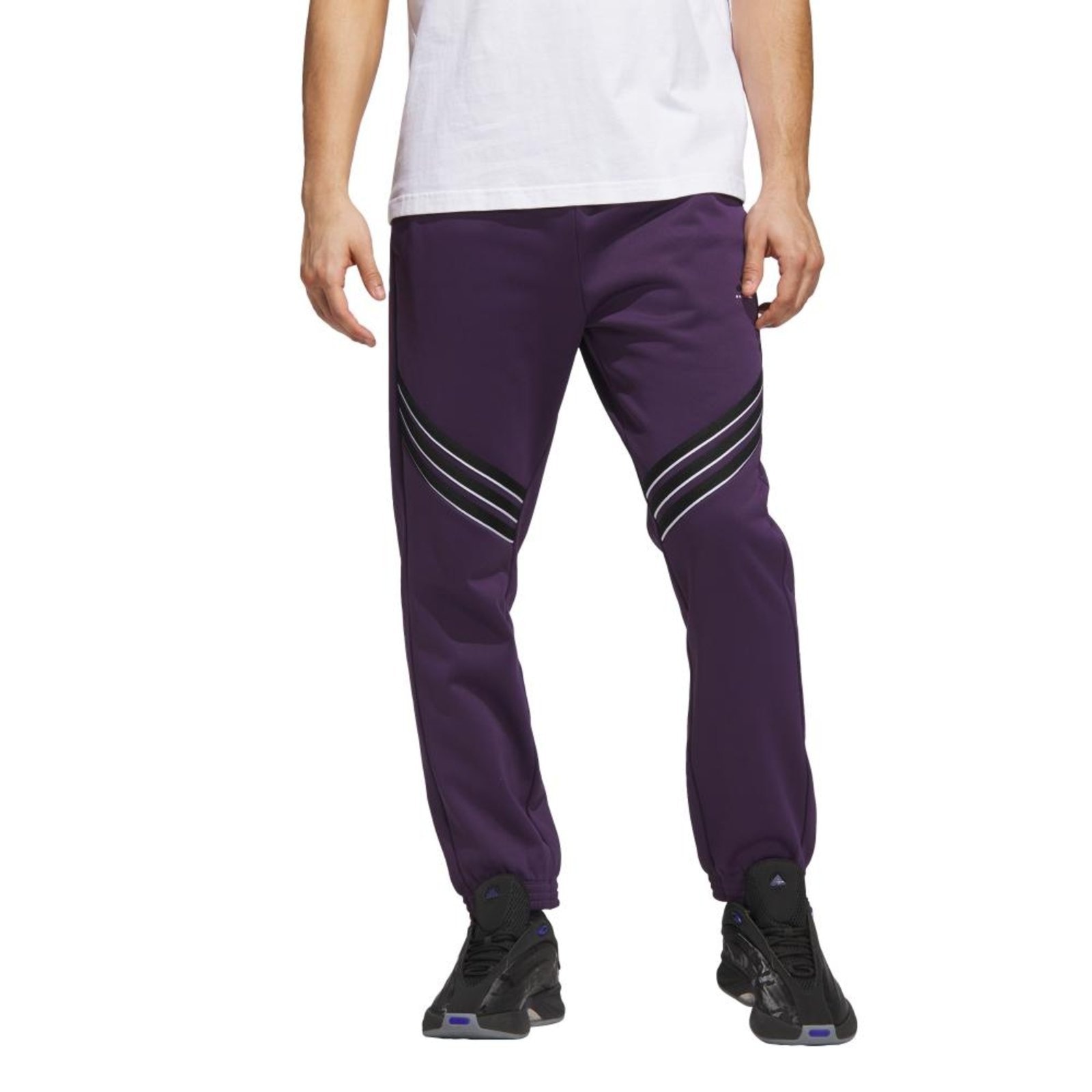 Imagem principal Calças Basketball Crazy Warm Fleece adidas Performance adidas performance roxo