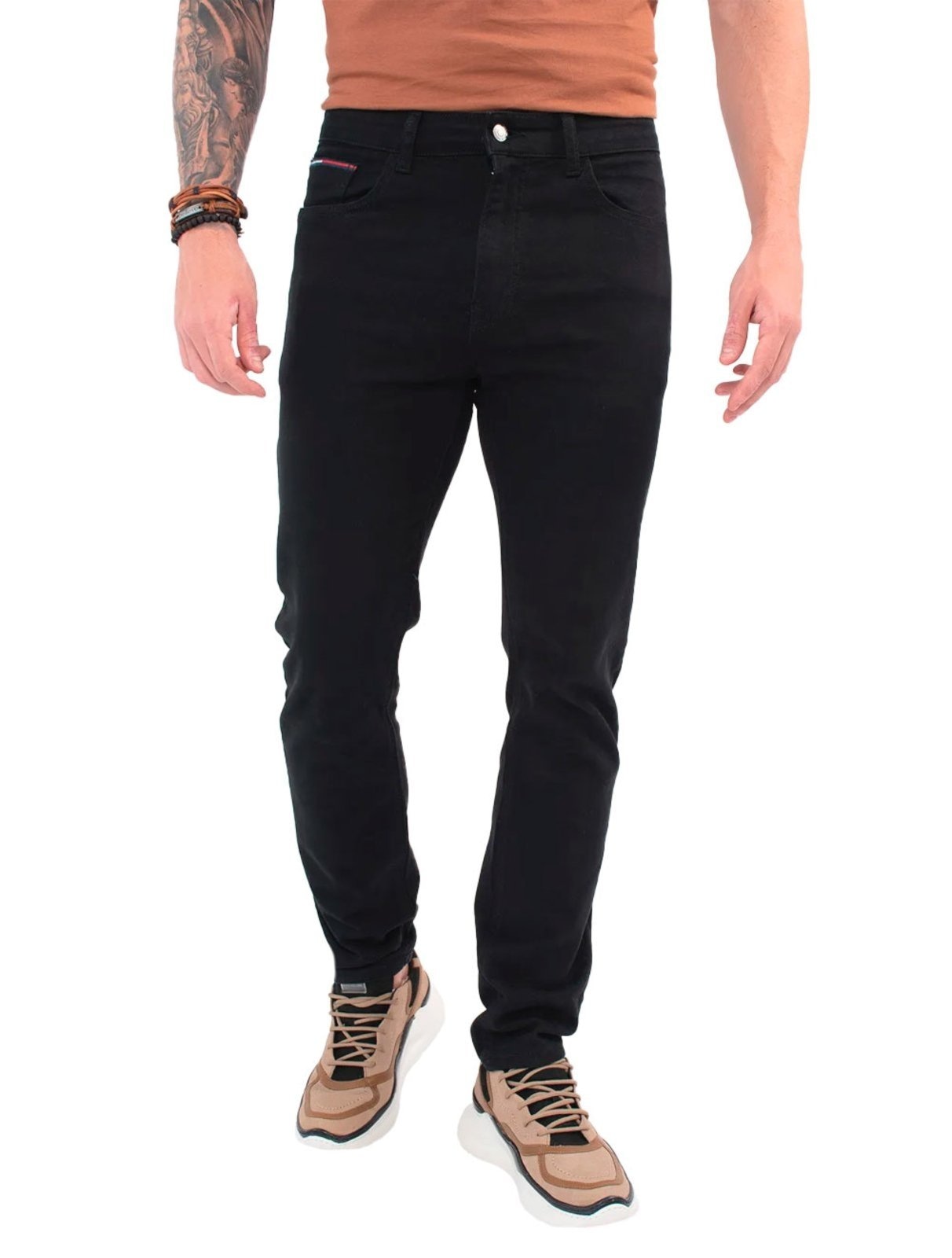 Imagem principal Calça Tommy Hilfiger Masculina Slim Scanton Preta Tommy Hilfiger preto