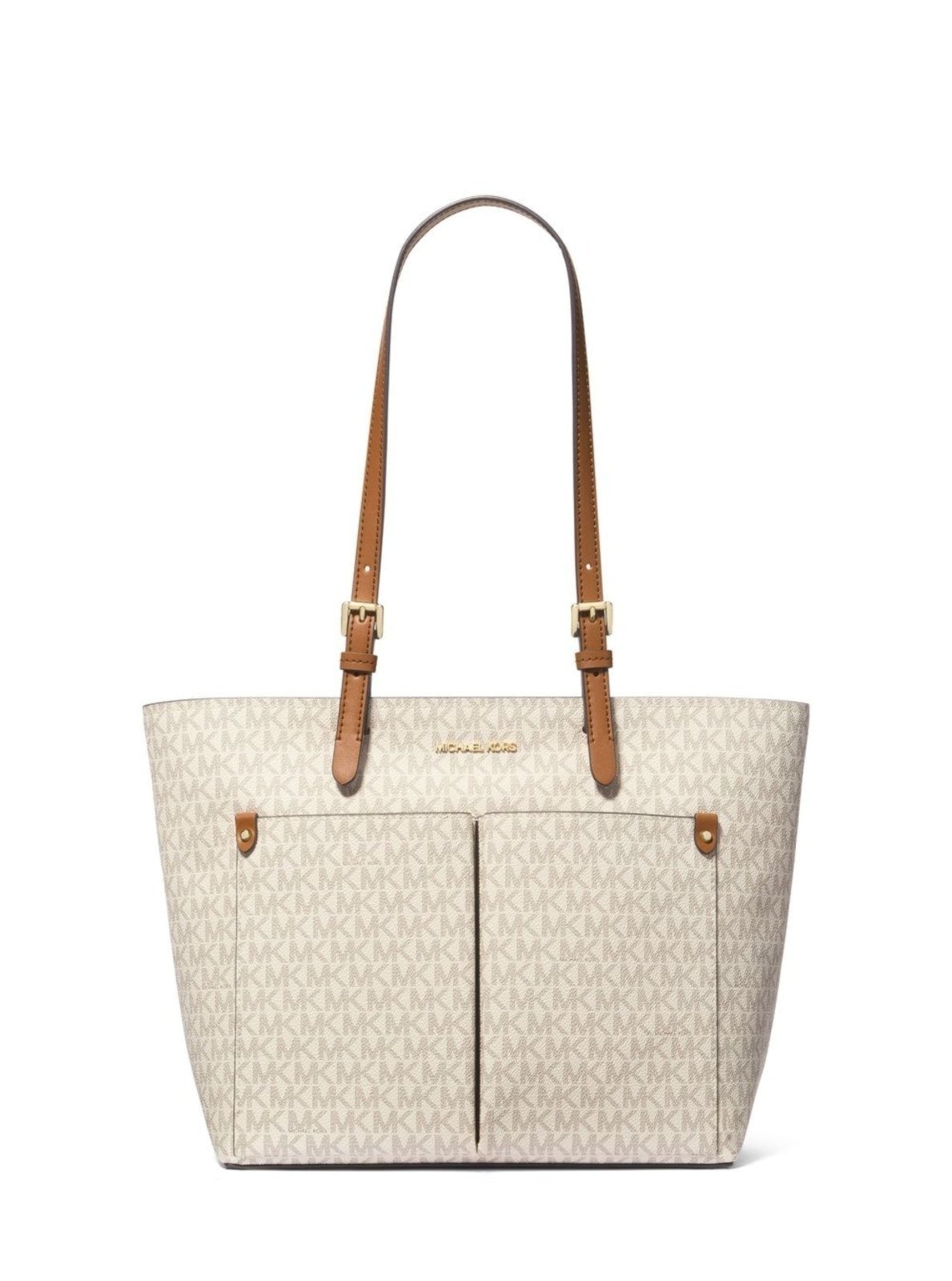Imagem principal Bolsa Tote Jet Set Logo Média 35F3gtvt3b150 Michael Kors branco