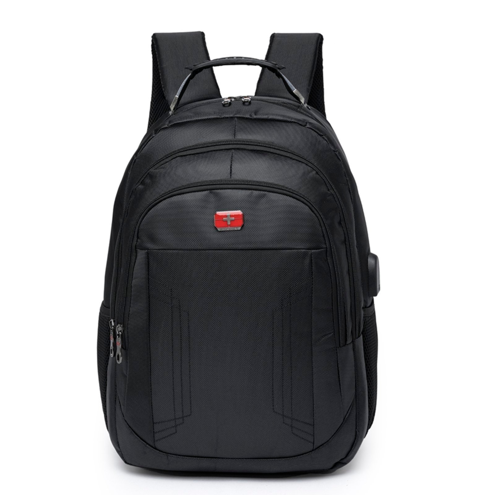 Imagem principal Mochila Executiva Entrada USB Notebook Reforçada Trabalho Viagem SWICKY preto