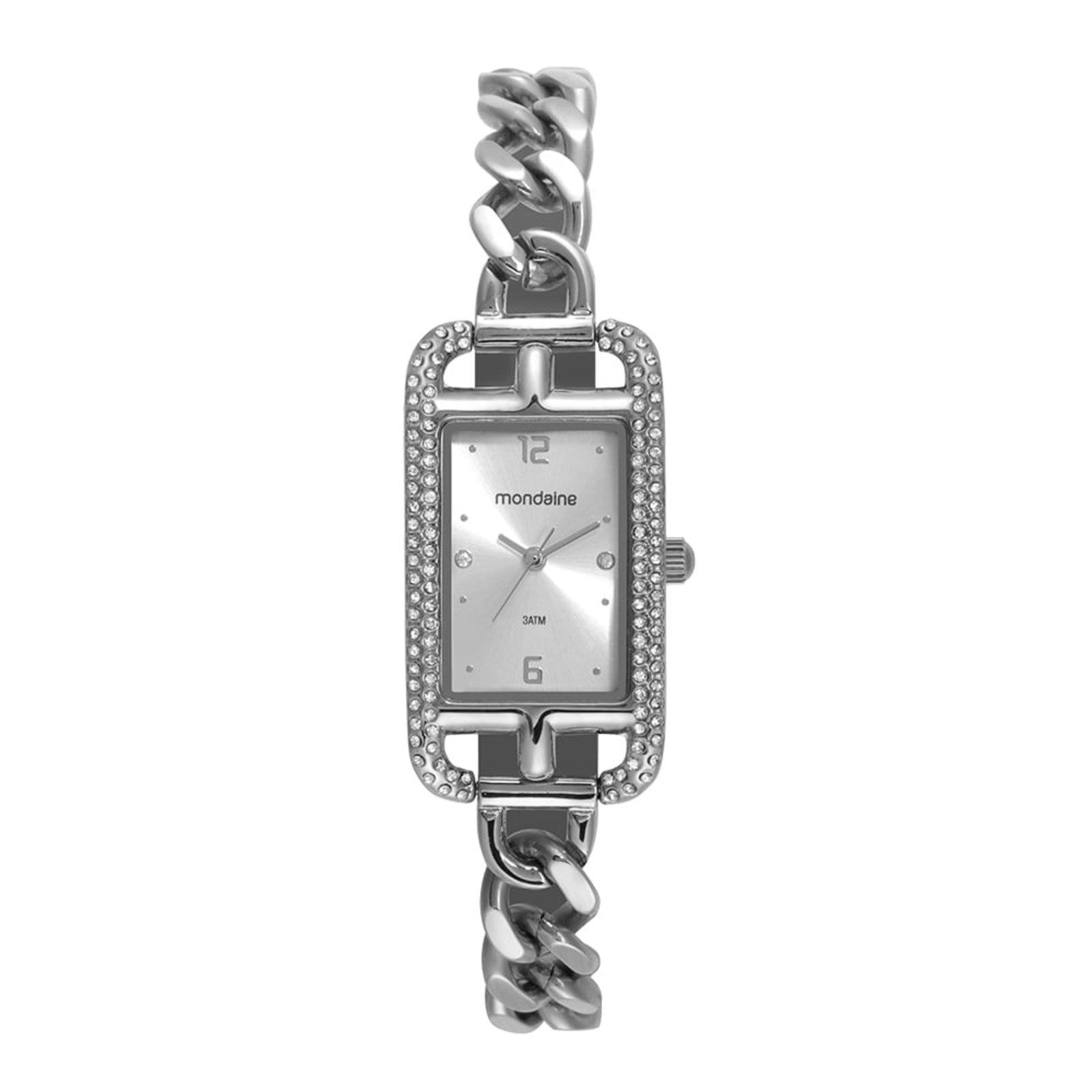 Imagem principal Relógio Feminino Quadrado Mondaine Mondaine prata
