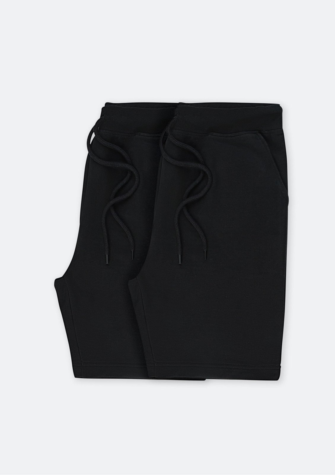 Imagem principal Kit Com 2 Bermudas Básicas Masculinas Em Moletom Hering preto