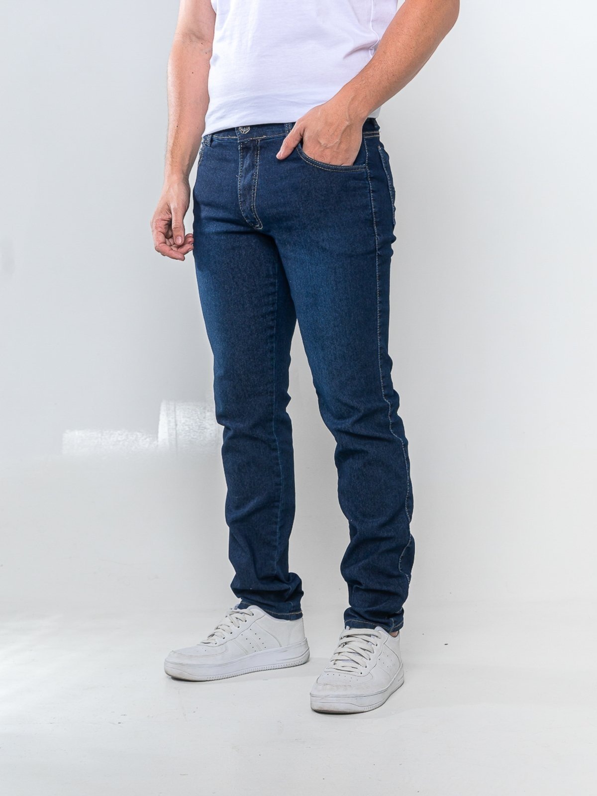 Imagem principal Calça Jeans Escura Basica 5 Estillos Moderna e Classica 5 ESTILOS azul