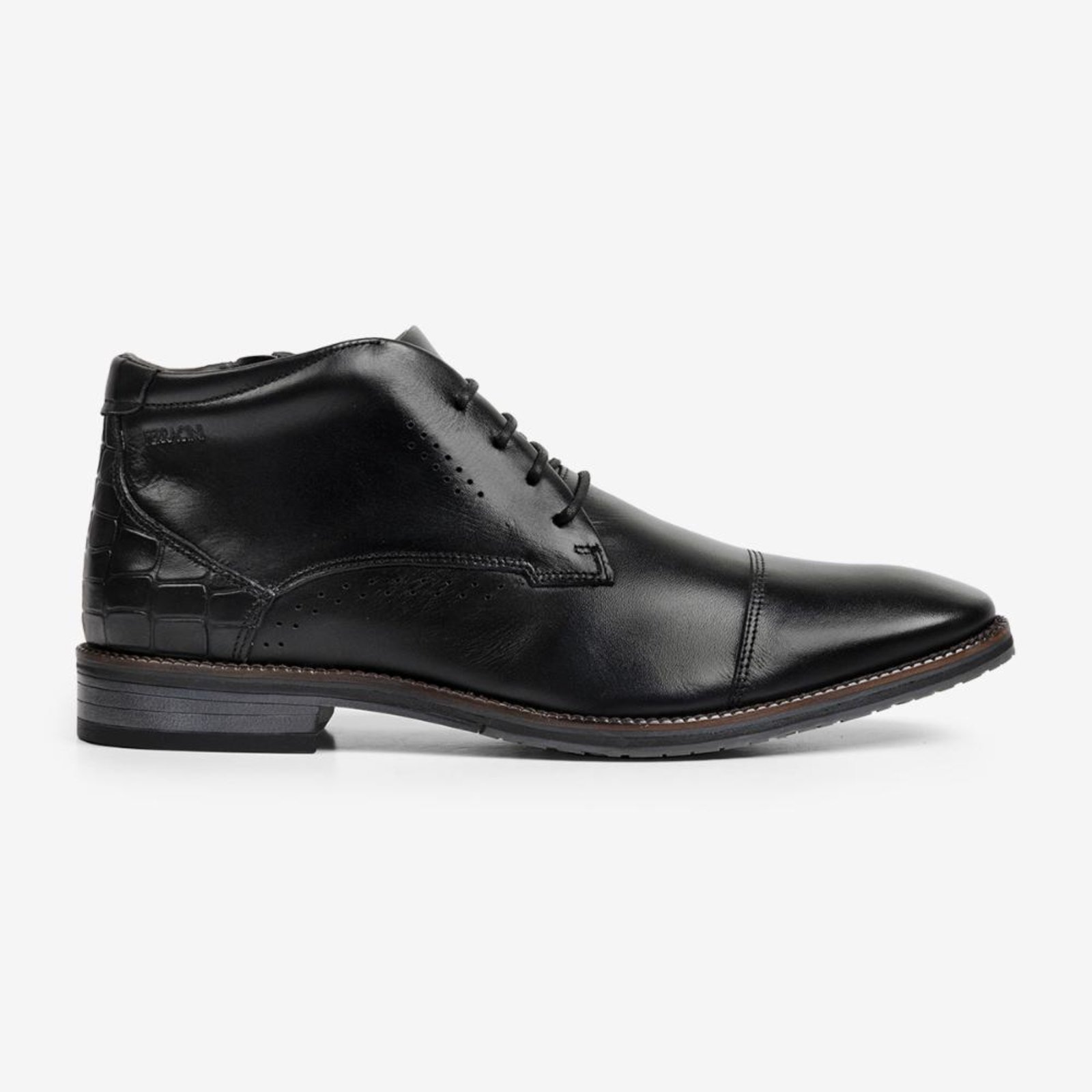 Imagem principal Sapato Masculino Couro Legítimo Ferracini Bentley Confortável 3942-660G FERRACINI preto