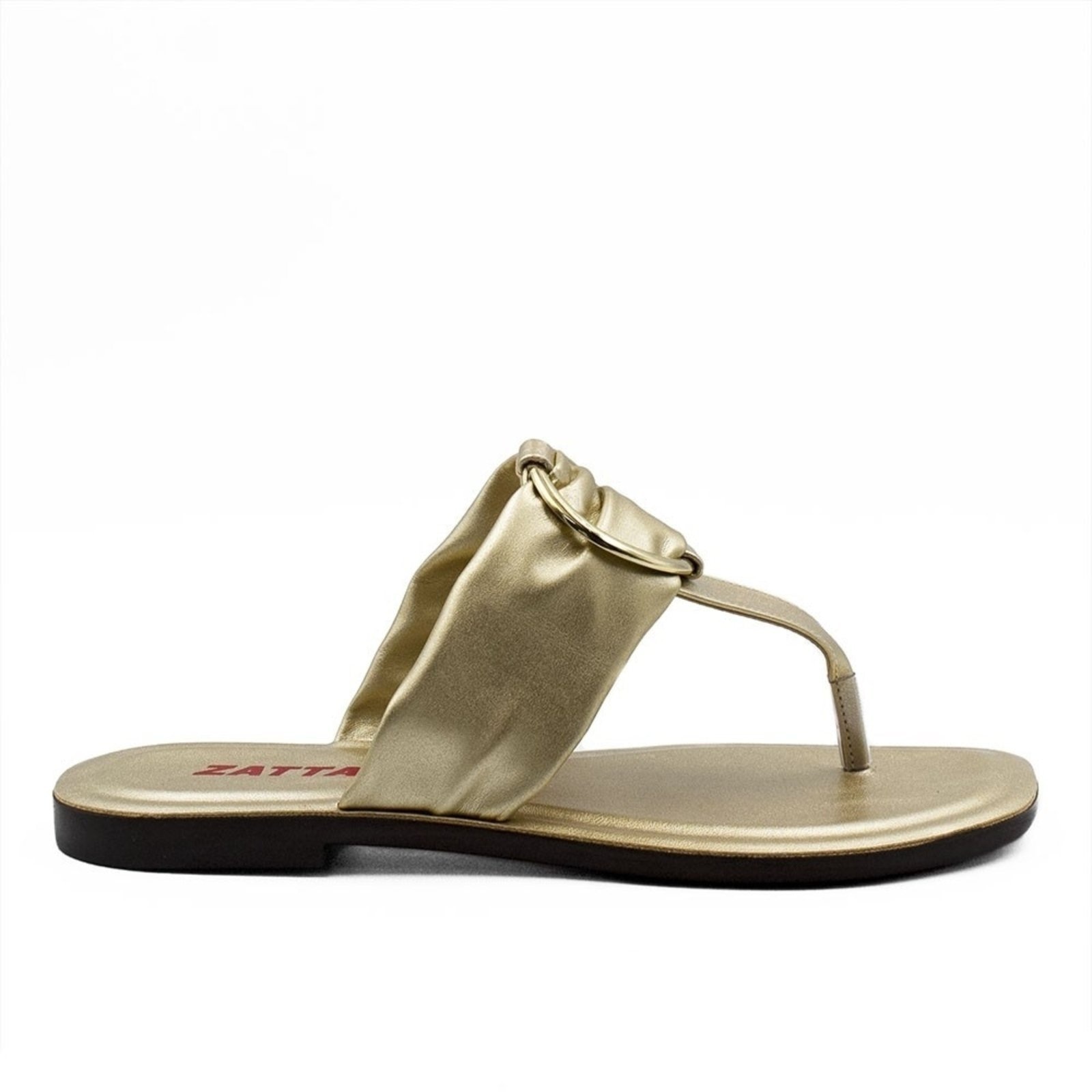 Imagem principal Rasteira Feminina Zatta de Dedo Regina Dourada ZATTA dourado