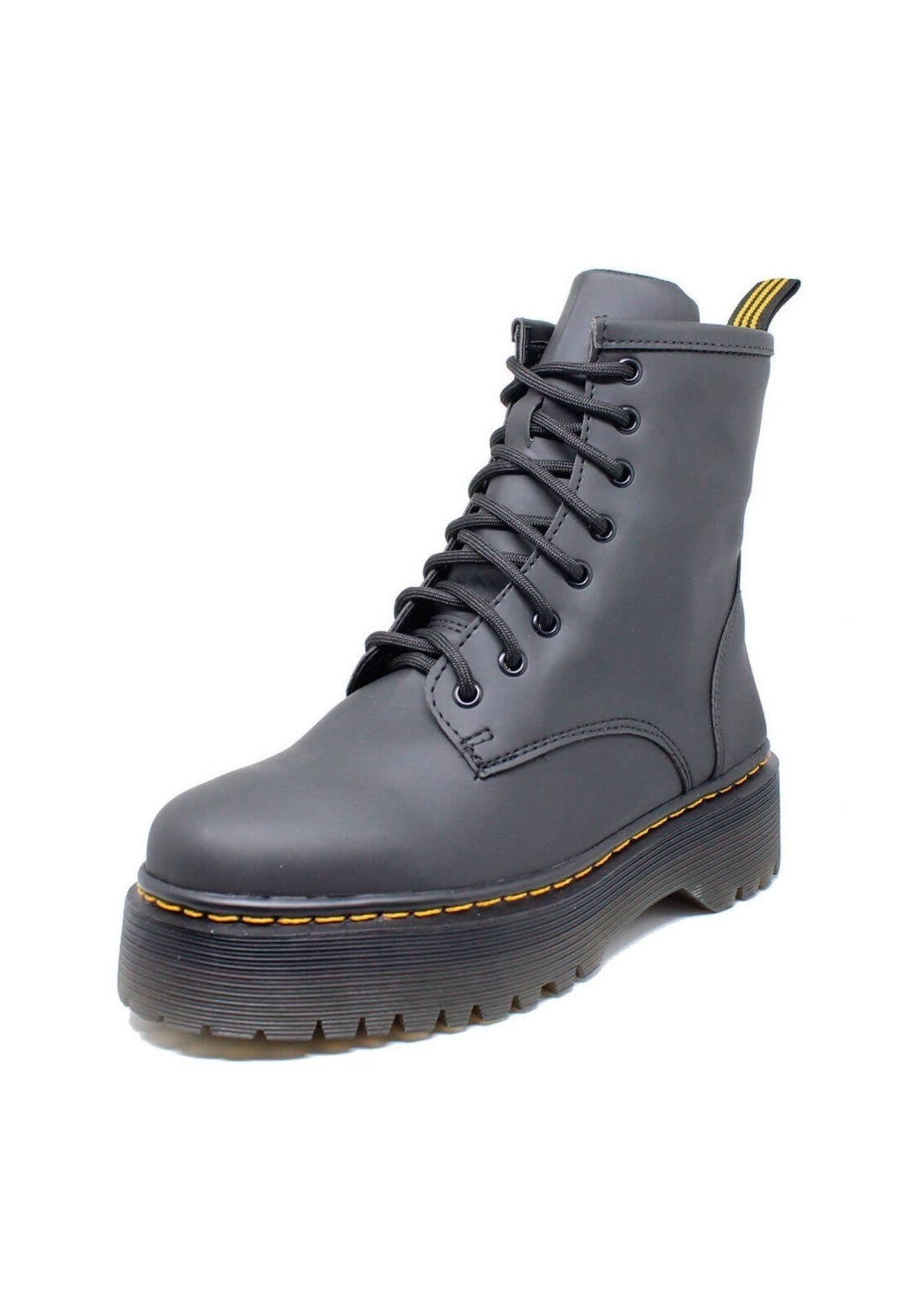 Imagem principal Bota Coturno Tratorada Estilo Inglesa Fosco ESTILO VEGGIE SHOES preto