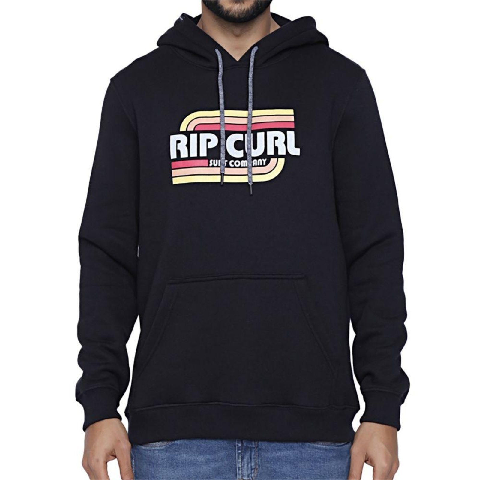 Imagem principal Moletom Rip Curl Canguru Hey Mamma Vintage Masculino Rip Curl preto