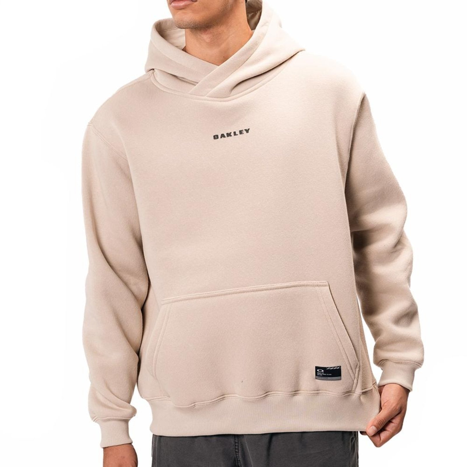 Imagem principal Moletom Oakley Canguru Big Medusa WT25 Masculino Humus Oakley bege